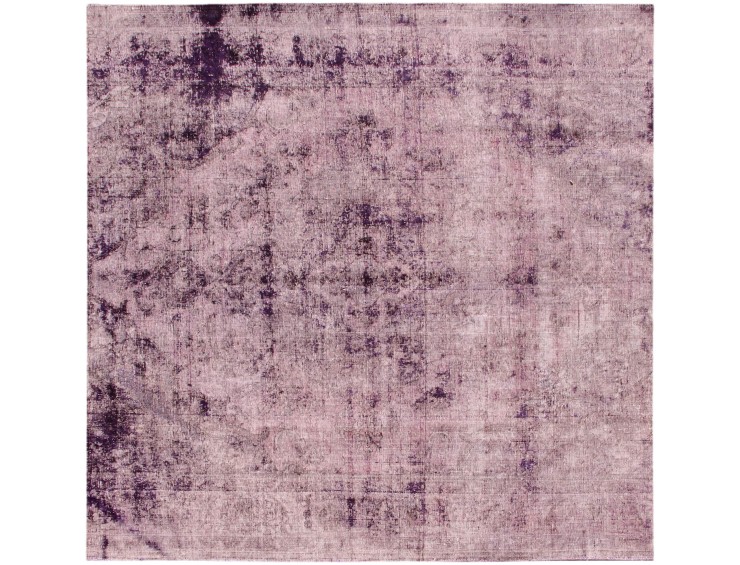 Violet Persan Tapis Persan vintage 242 x 242 cm