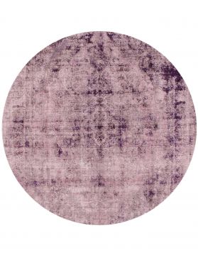 Alfombra persa vintage 242 x 242 púrpura