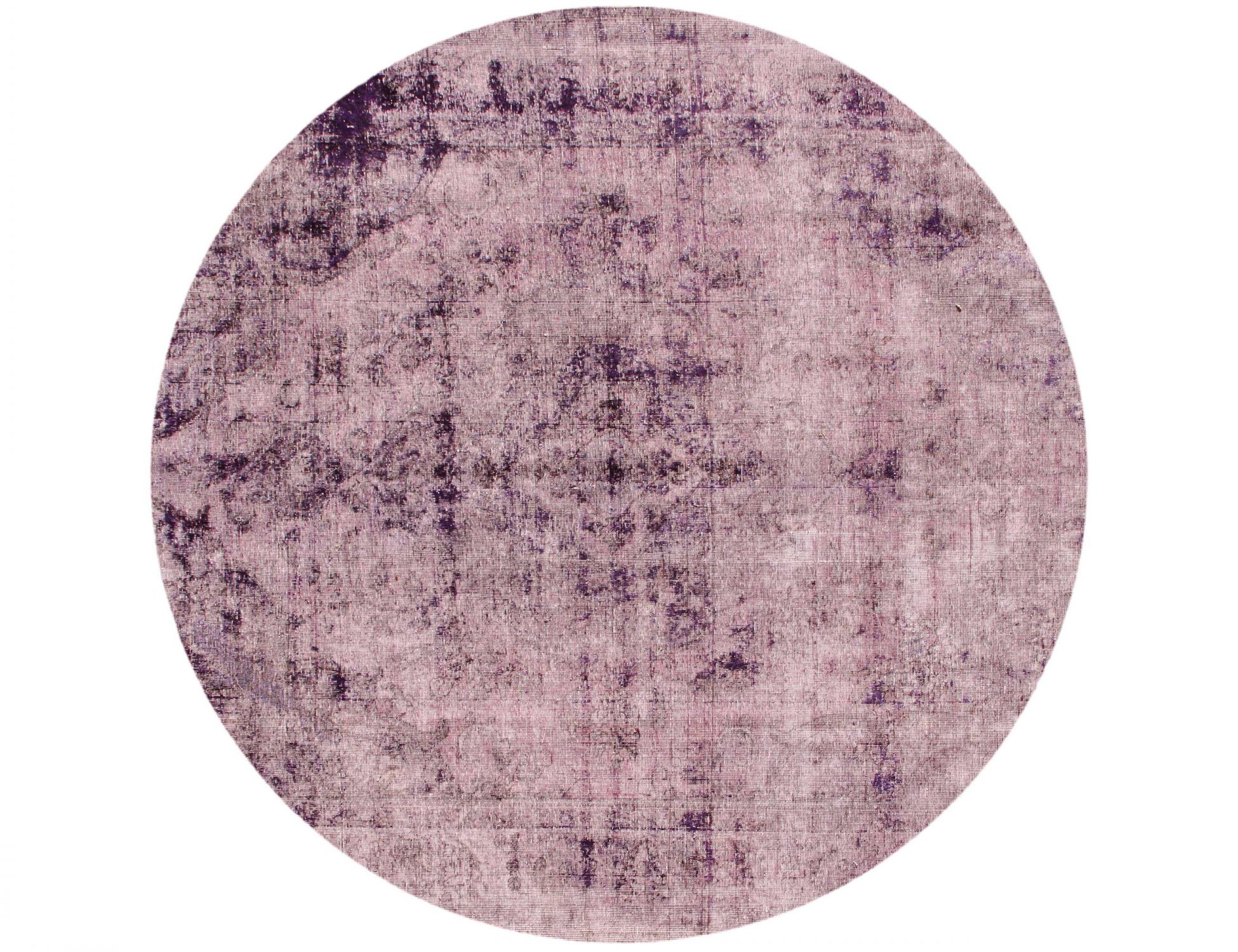 Persischer Vintage Teppich  lila <br/>242 x 242 cm