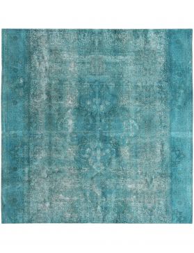 Tapis Persan vintage 300 x 300 turquoise