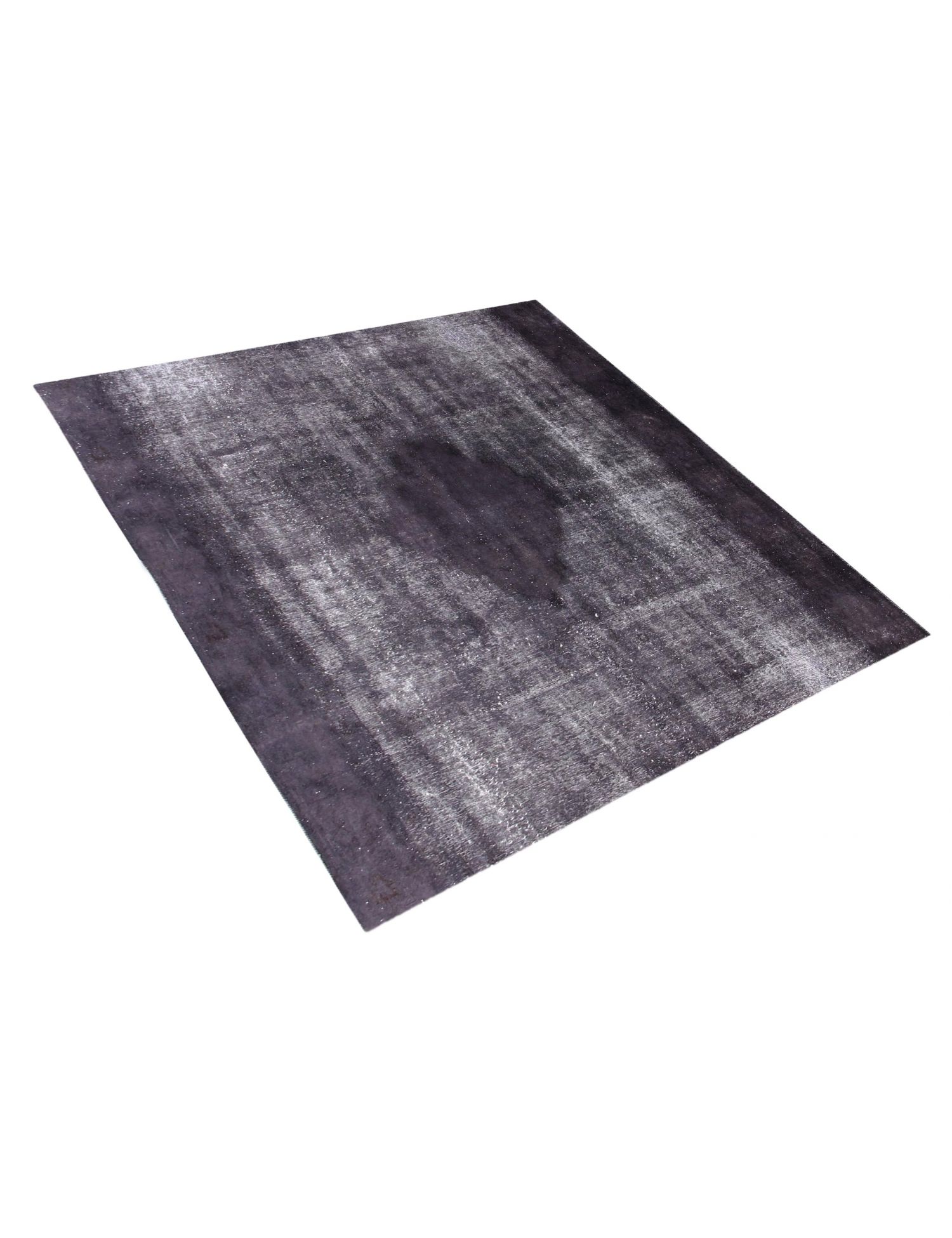 Persischer Vintage Teppich  schwarz <br/>272 x 272 cm