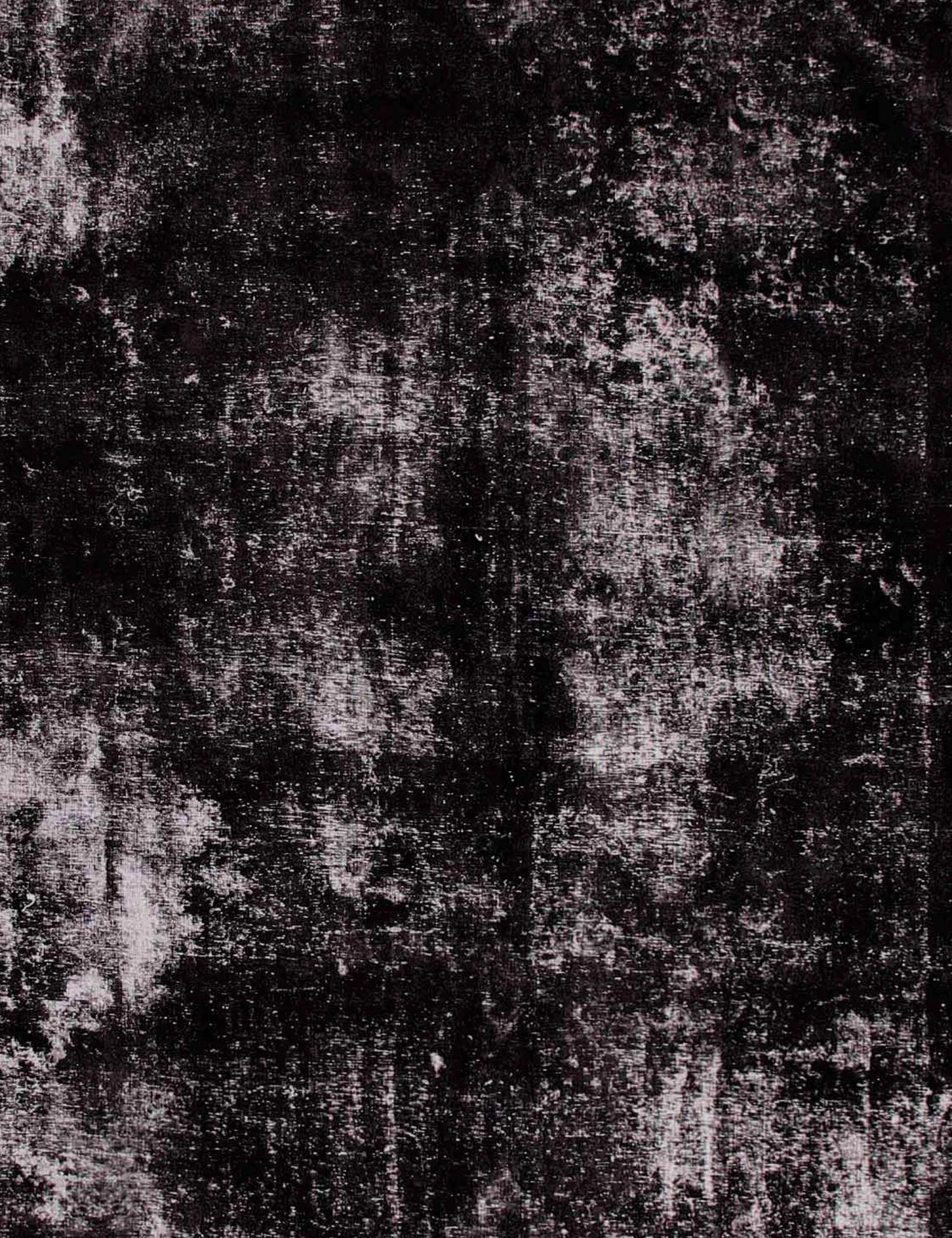 Persischer Vintage Teppich  schwarz <br/>290 x 290 cm