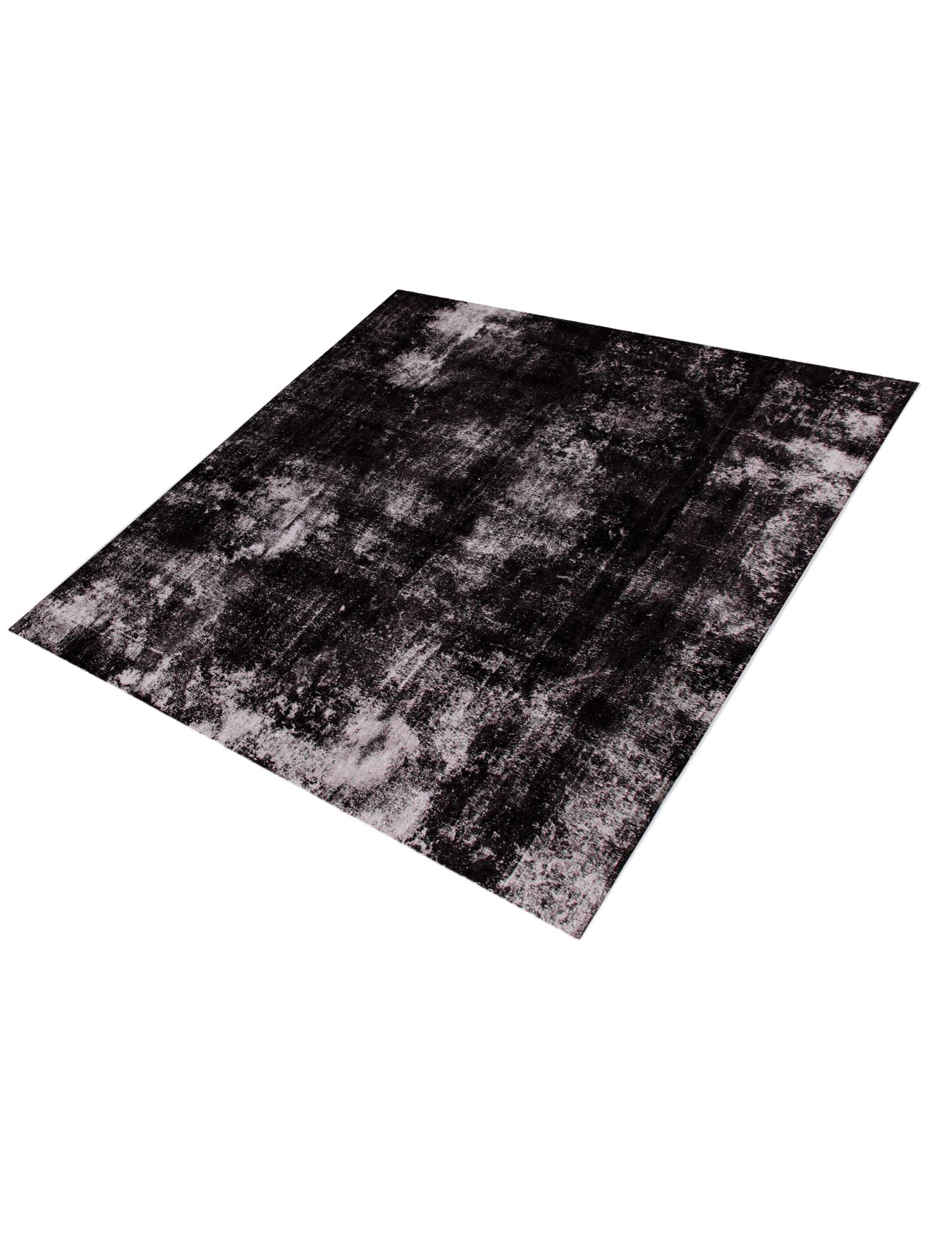 Persischer Vintage Teppich  schwarz <br/>290 x 290 cm