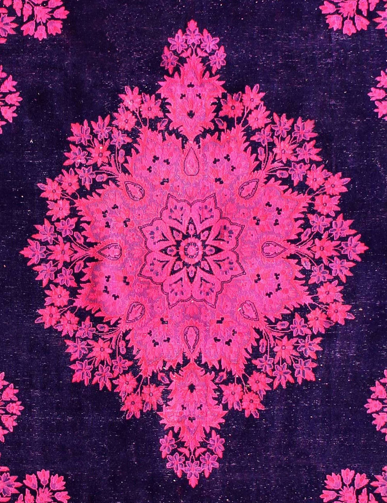 Persischer Vintage Teppich  rosa <br/>307 x 220 cm