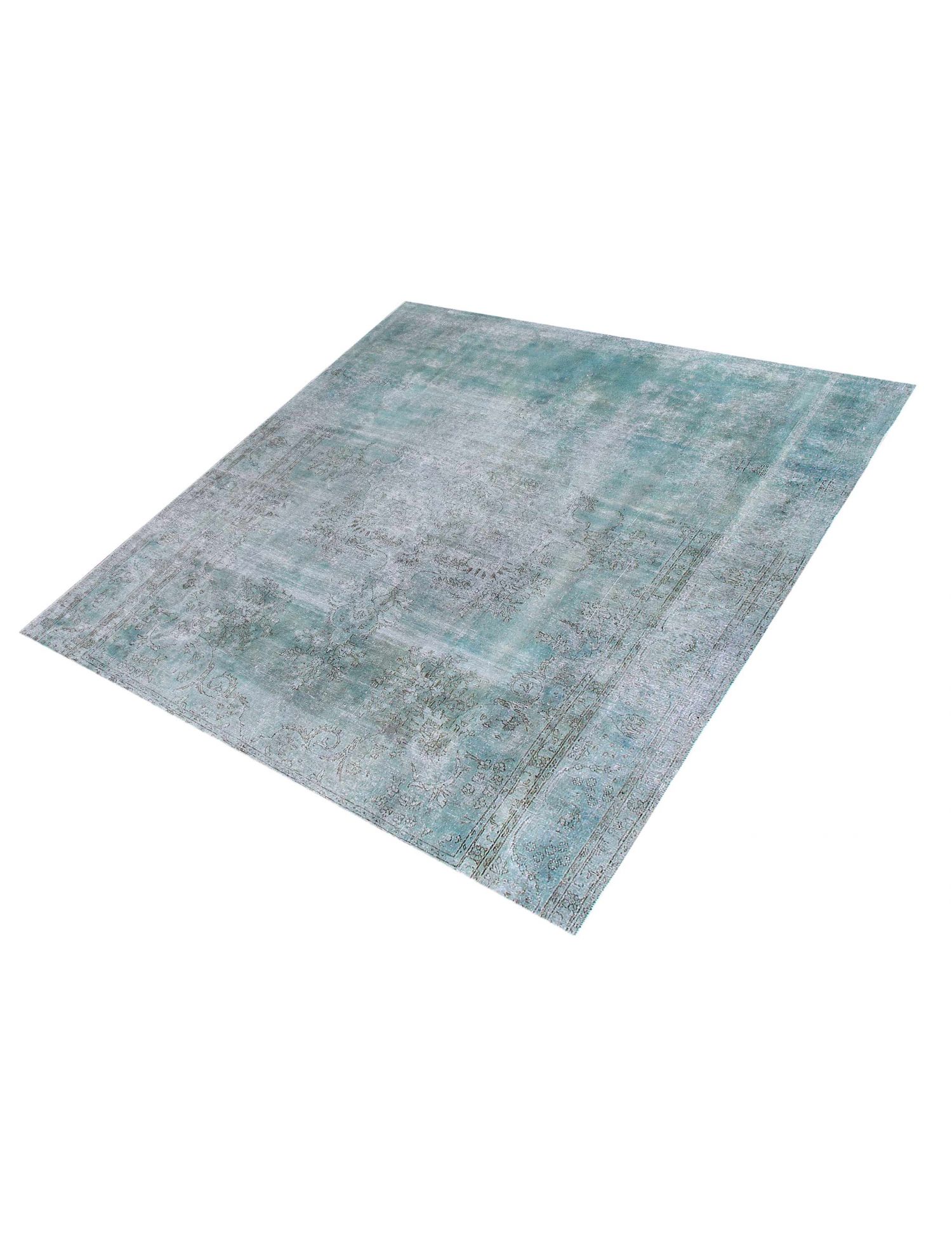 Persischer Vintage Teppich  blau <br/>270 x 270 cm