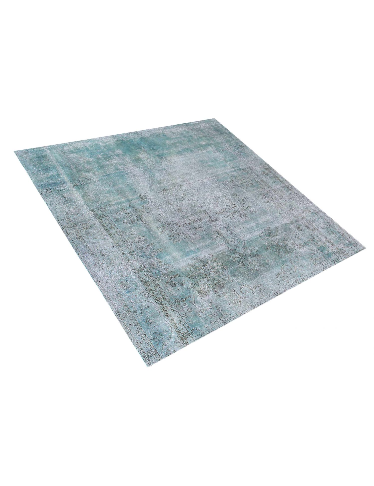 Persischer Vintage Teppich  blau <br/>270 x 270 cm