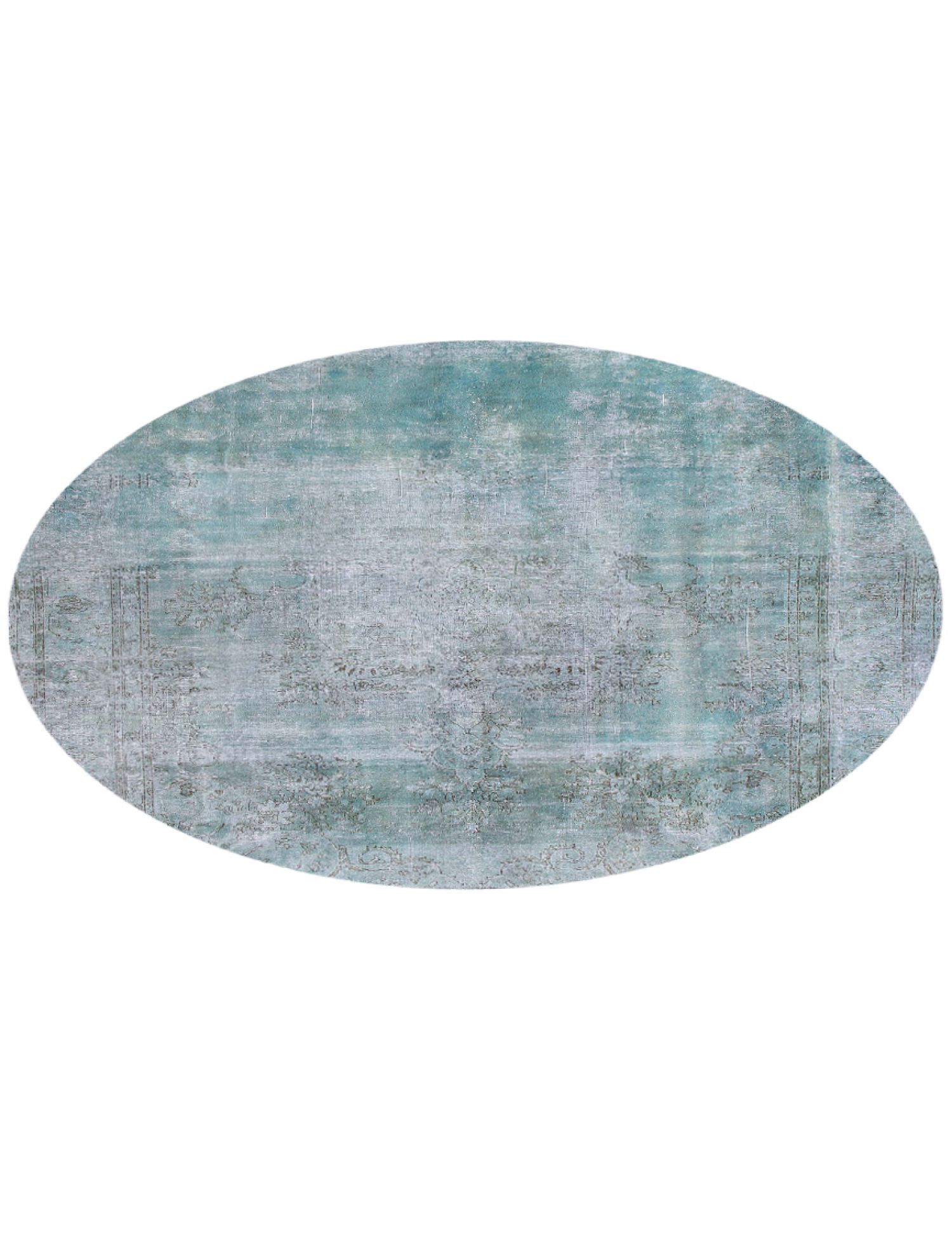 Rund  Vintage Teppich  blau <br/>270 x 270 cm