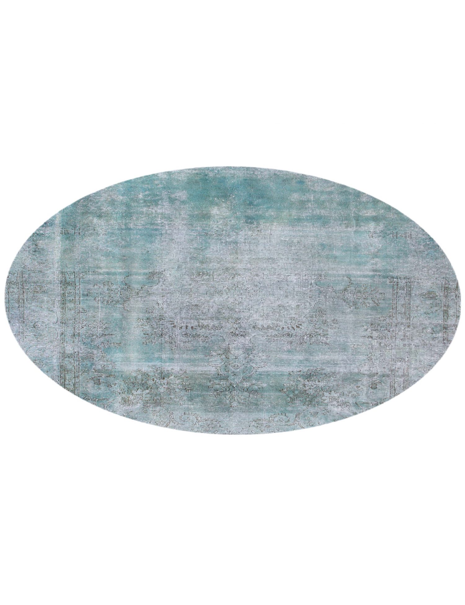 Rund  Vintage Teppich  blau <br/>270 x 270 cm