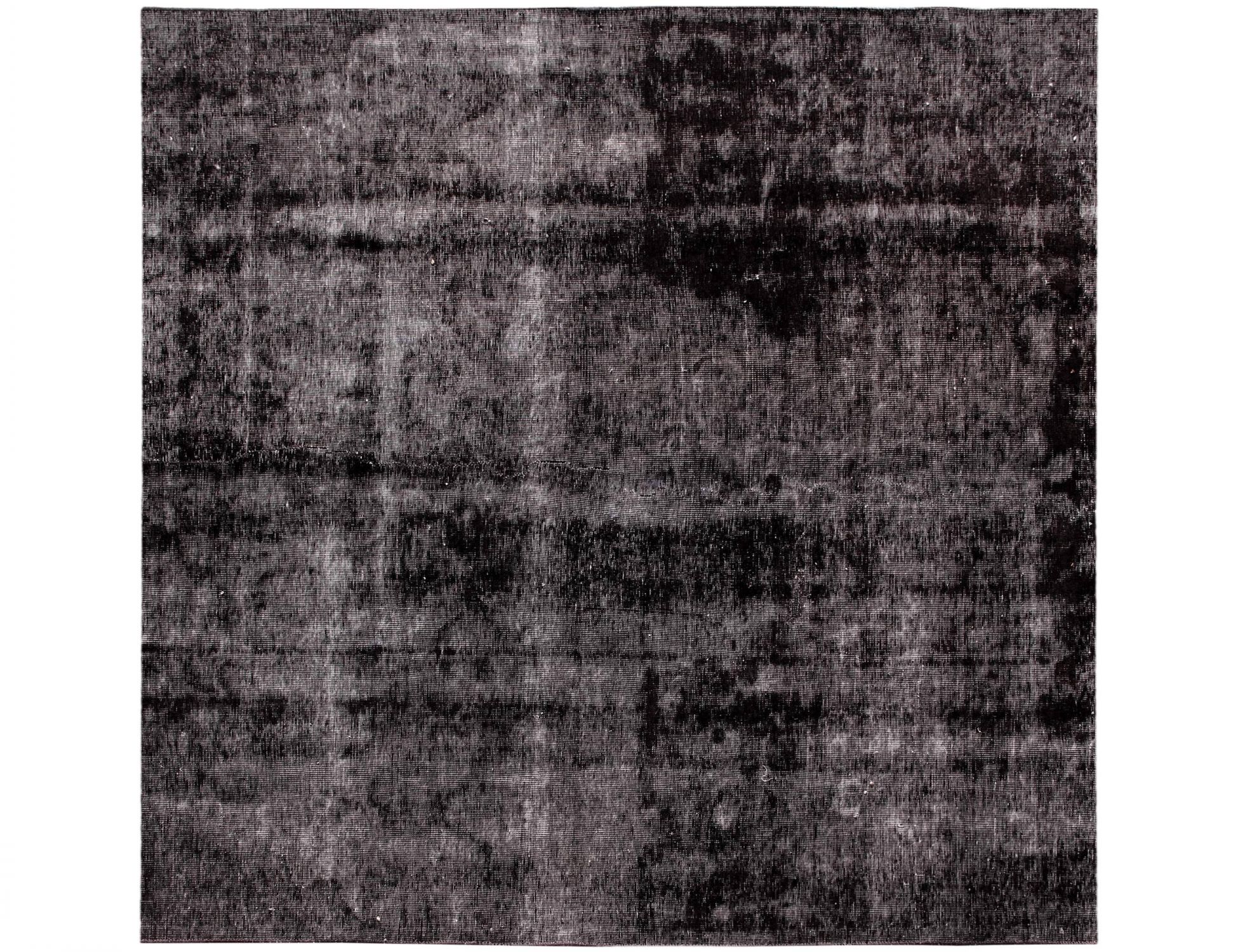 Tappeto vintage persiano  nero <br/>207 x 207 cm