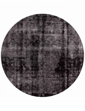 Persischer Vintage Teppich 207 x 207 schwarz