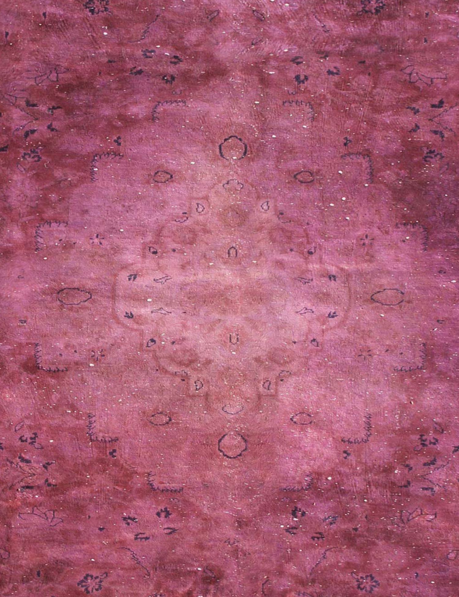 Persischer Vintage Teppich  rosa <br/>181 x 181 cm