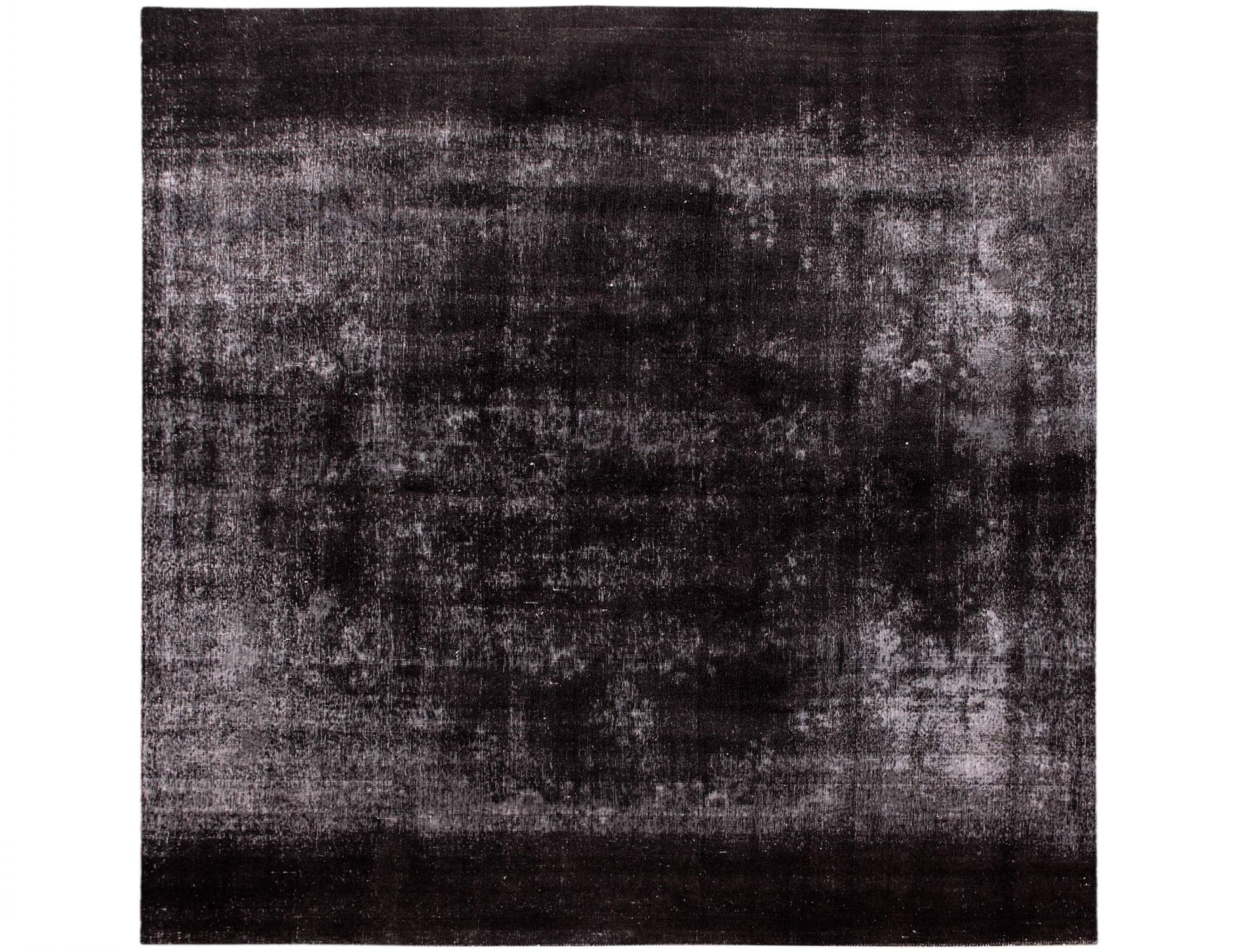 Persisk vintage matta  svart <br/>290 x 290 cm