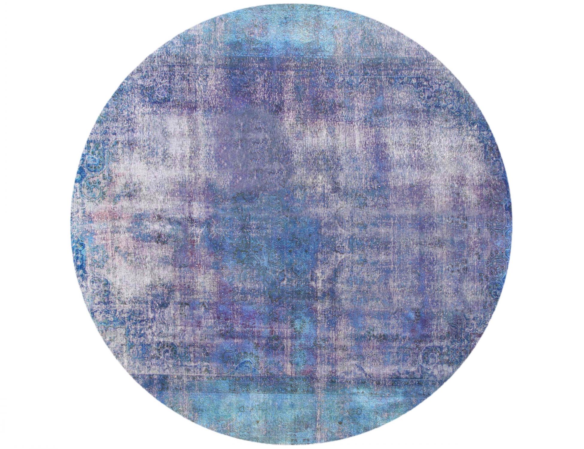 Persischer Vintage Teppich  blau <br/>260 x 260 cm