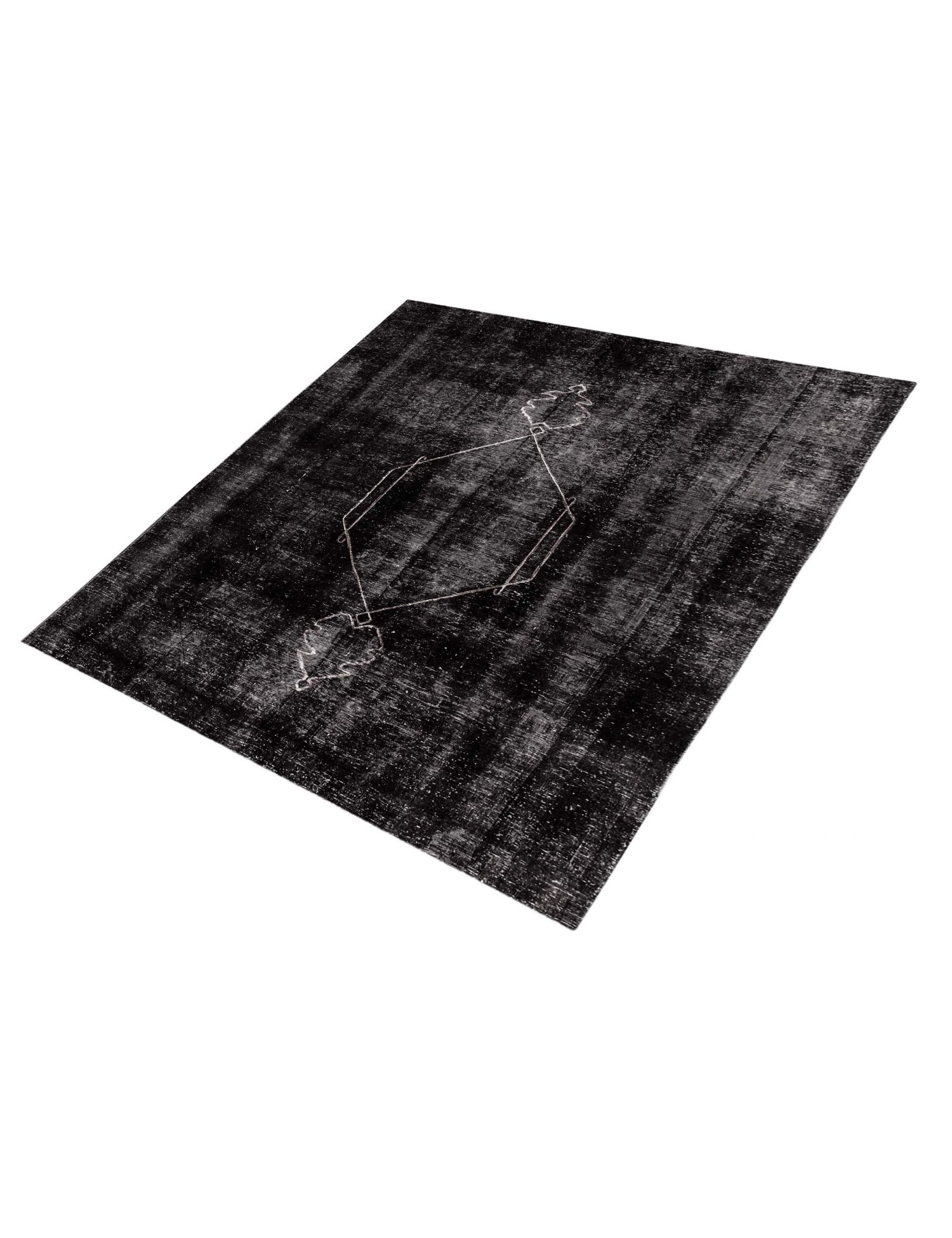 Tappeto vintage persiano  nero <br/>190 x 190 cm