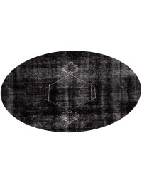 Svart Persien Persisk vintage matta  190 x 190 cm