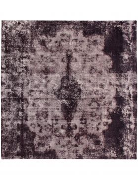 Persischer Vintage Teppich 262 x 262 schwarz