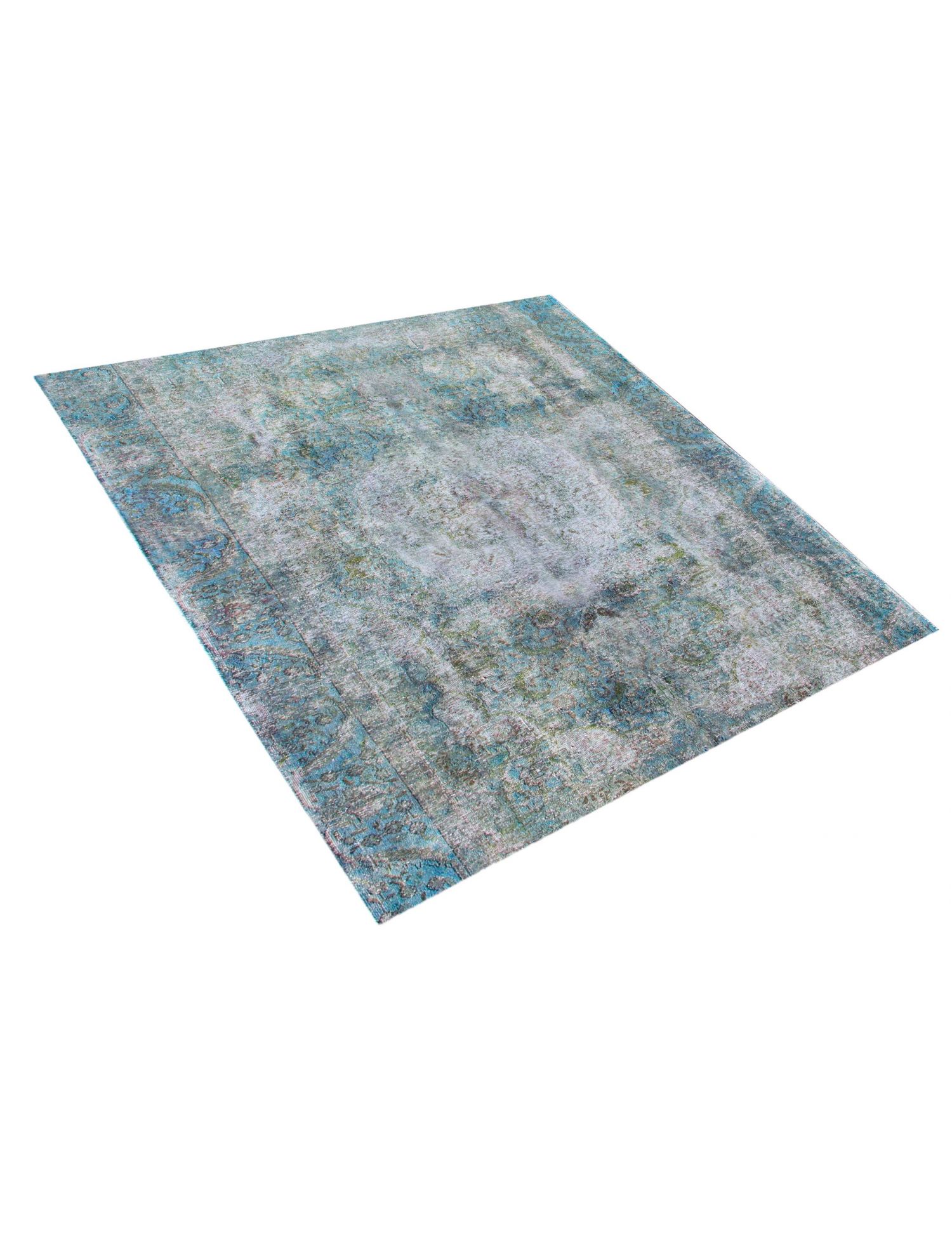 Persischer Vintage Teppich  grau <br/>190 x 190 cm