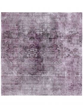 Persischer Vintage Teppich 185 x 185 lila