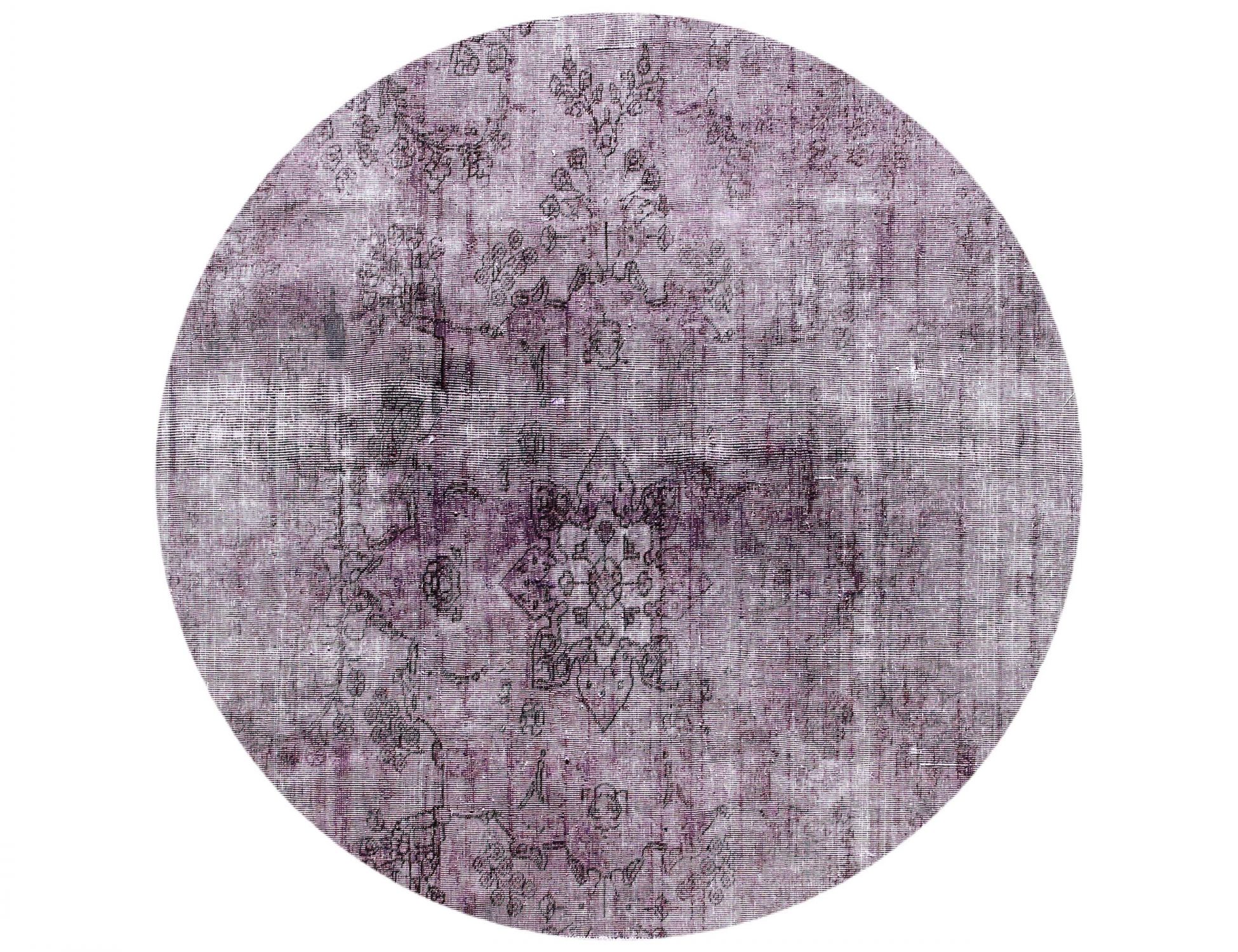 Persischer Vintage Teppich  lila <br/>185 x 185 cm