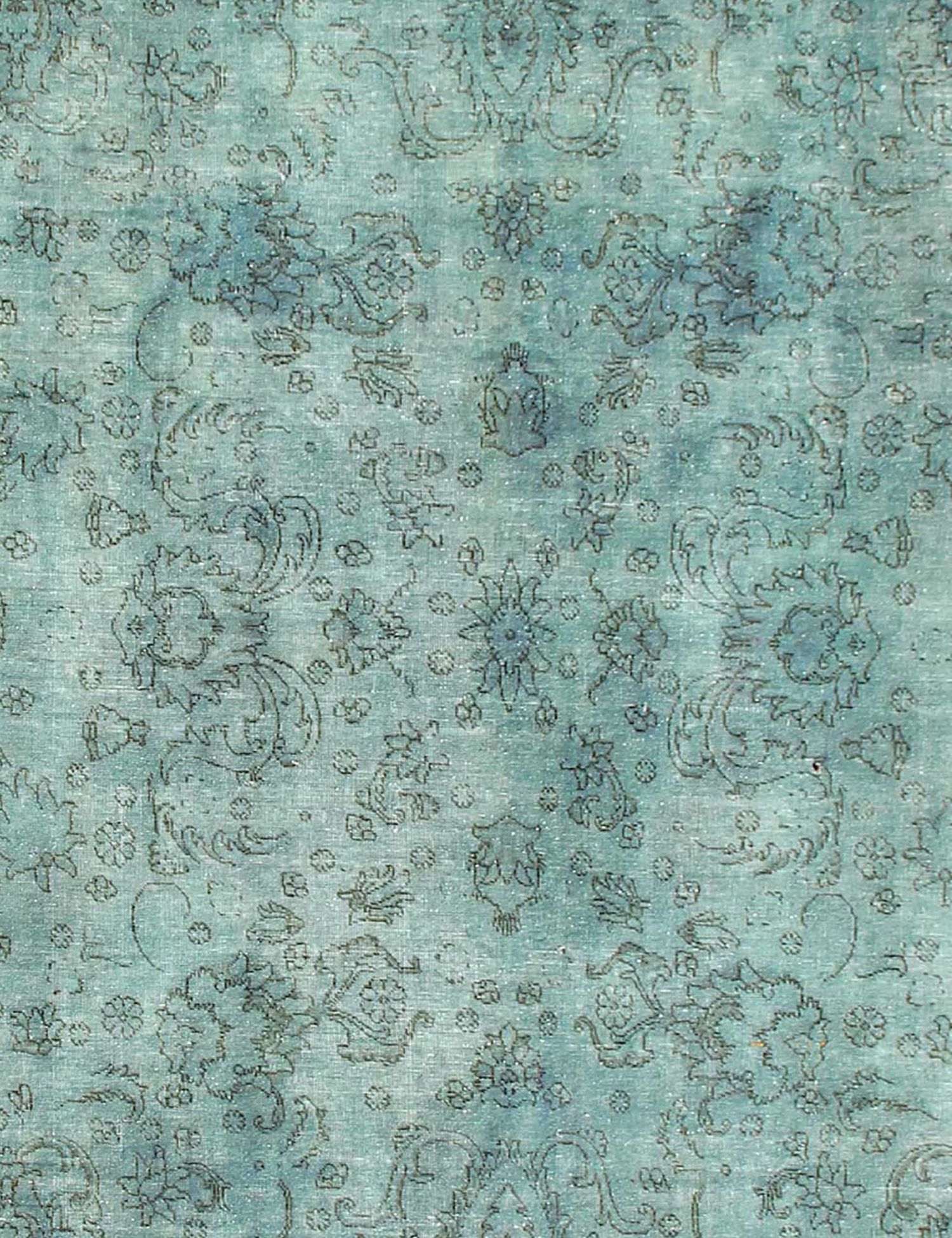 Quadrat  Vintage Teppich  grün <br/>303 x 303 cm