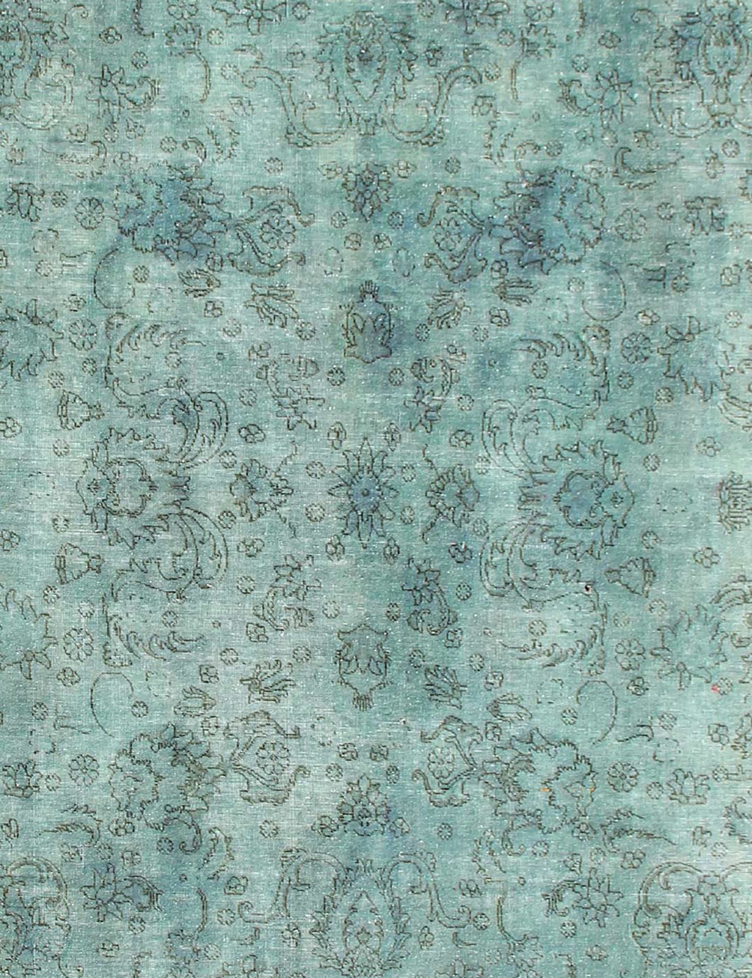 Rund  Vintage Teppich  grün <br/>303 x 303 cm