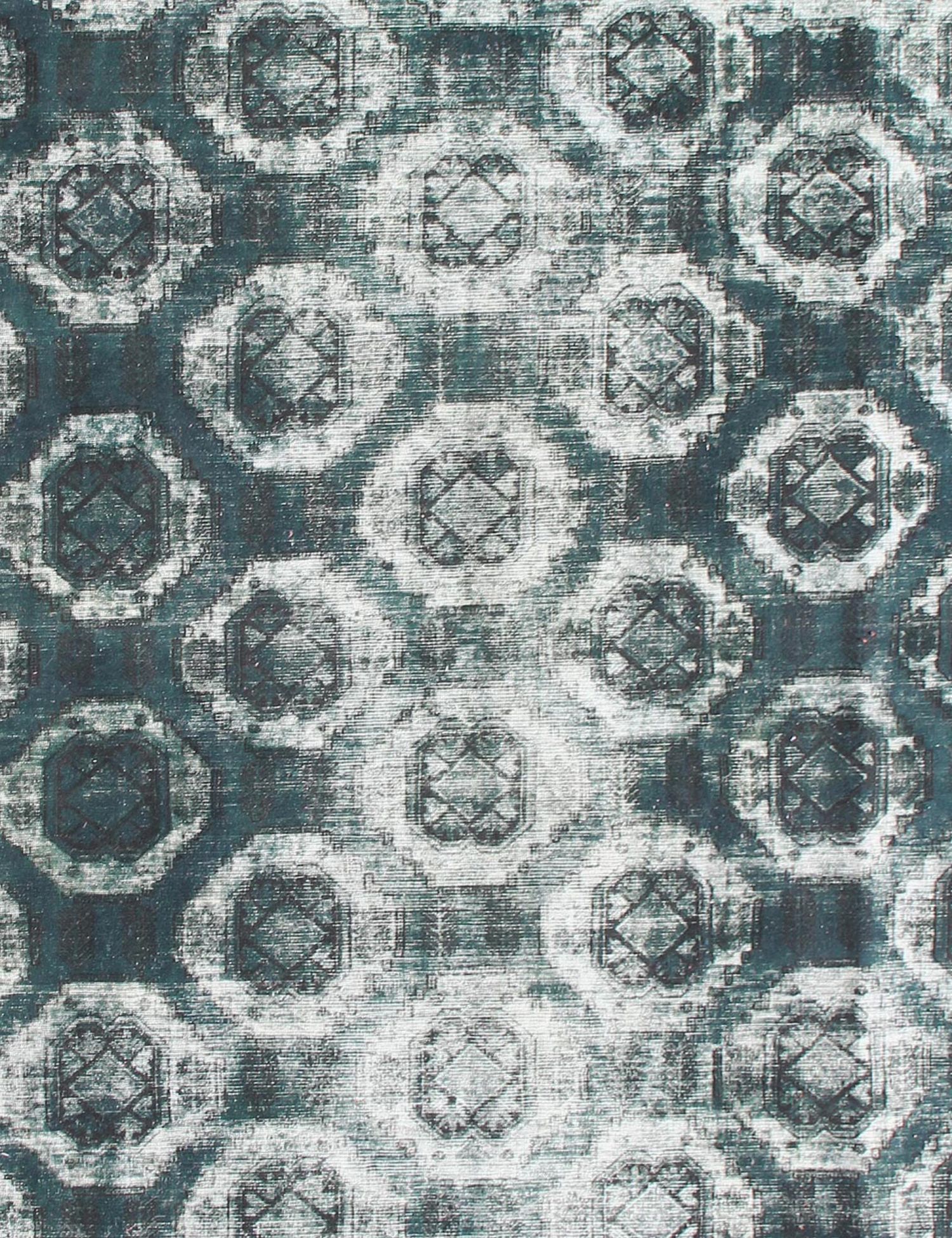 Persischer Vintage Teppich  grün <br/>307 x 307 cm