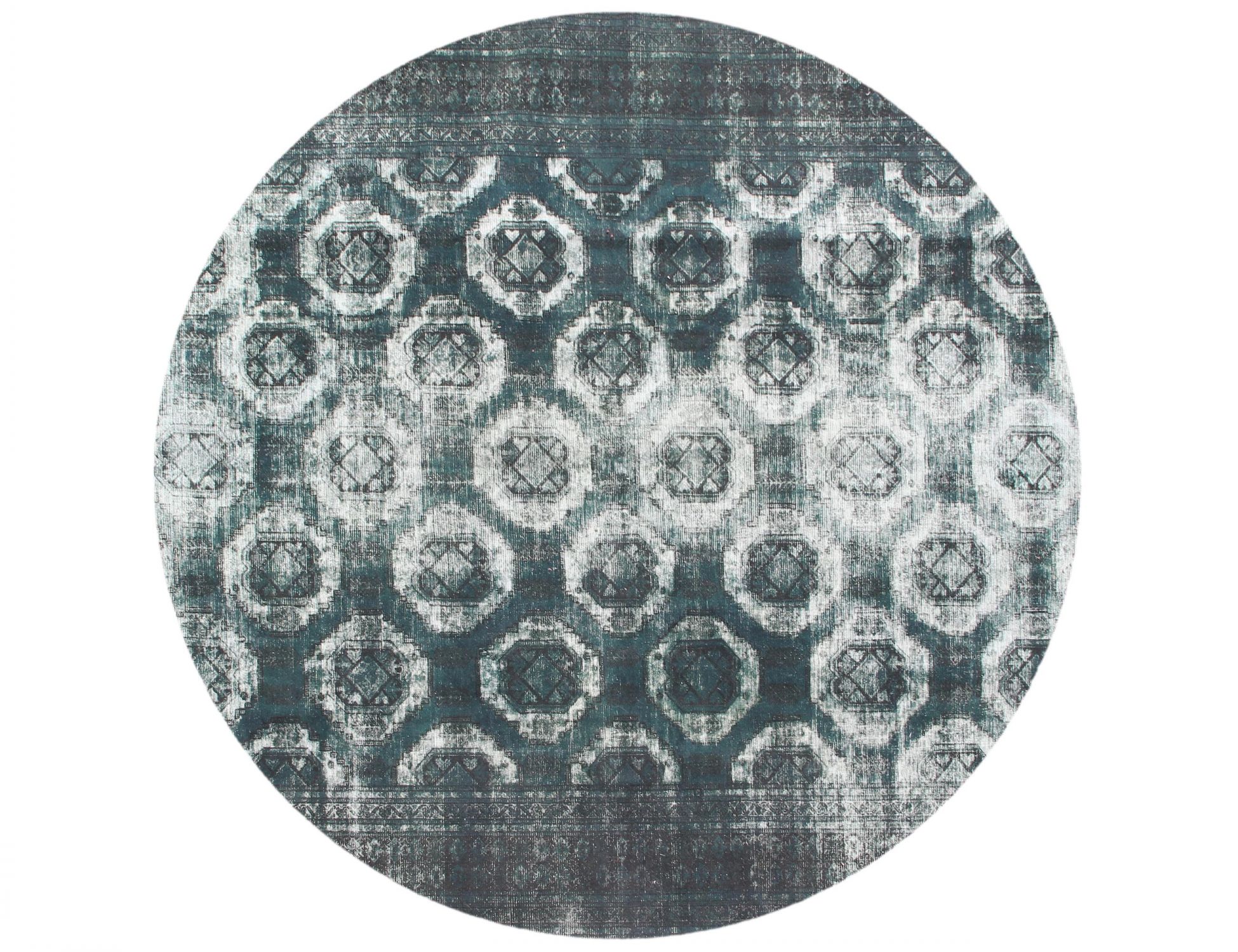 Tappeto vintage persiano  verde <br/>307 x 307 cm