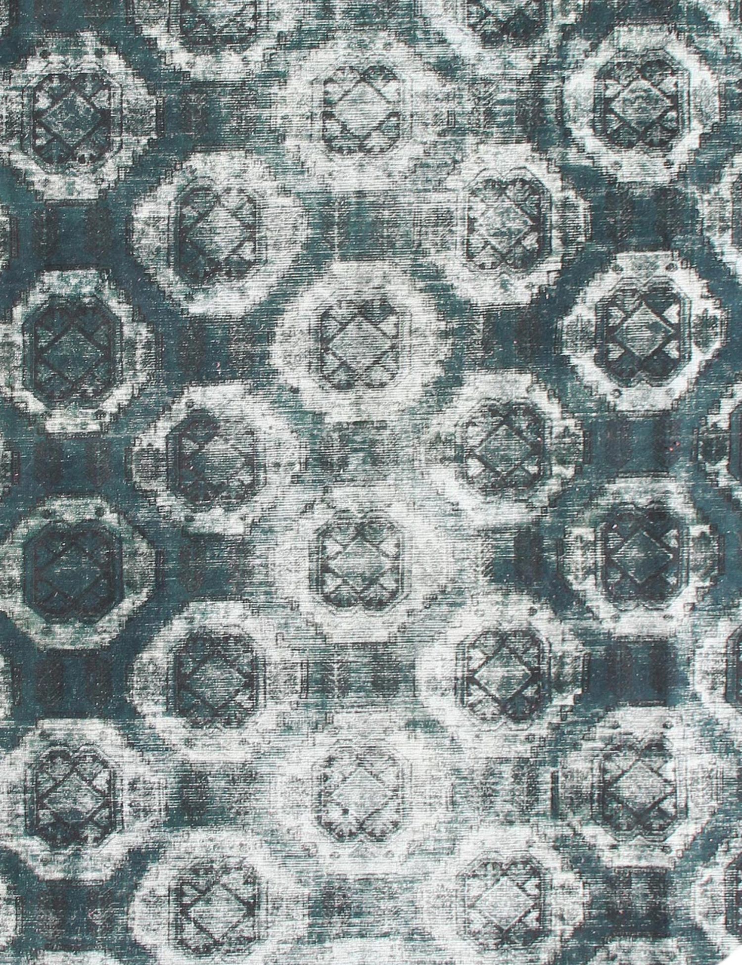 Persischer Vintage Teppich  grün <br/>307 x 307 cm