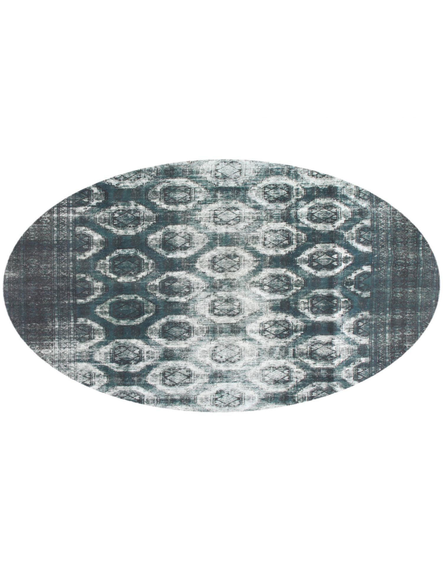 Rund  Vintage Teppich  grün <br/>307 x 307 cm