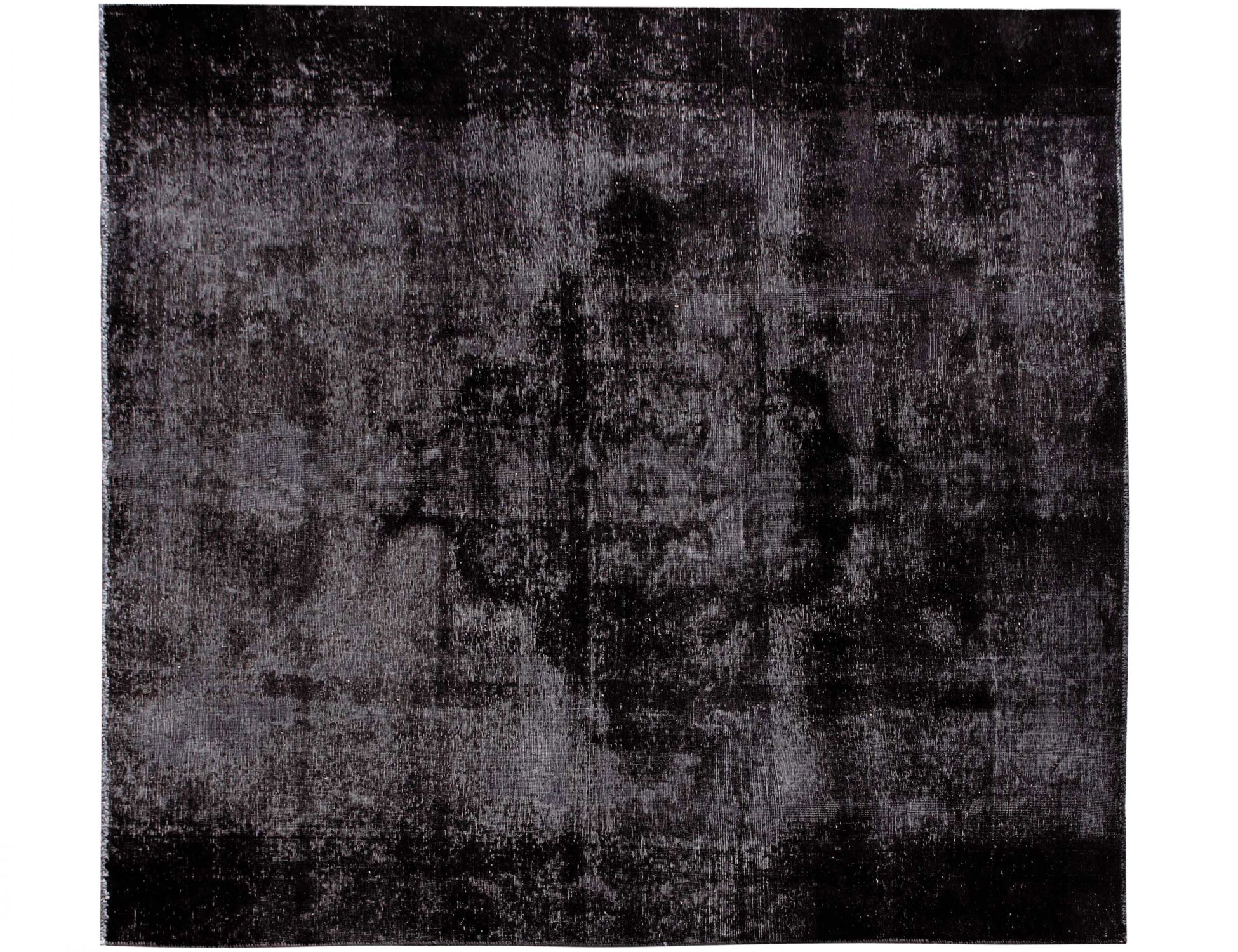 Tappeto vintage persiano  nero <br/>264 x 264 cm