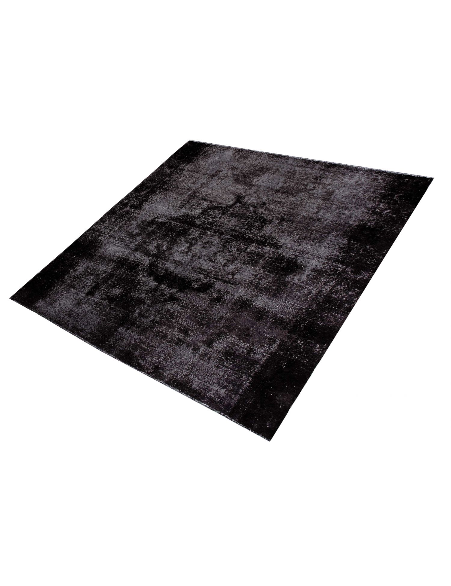 Persischer Vintage Teppich  schwarz <br/>264 x 264 cm