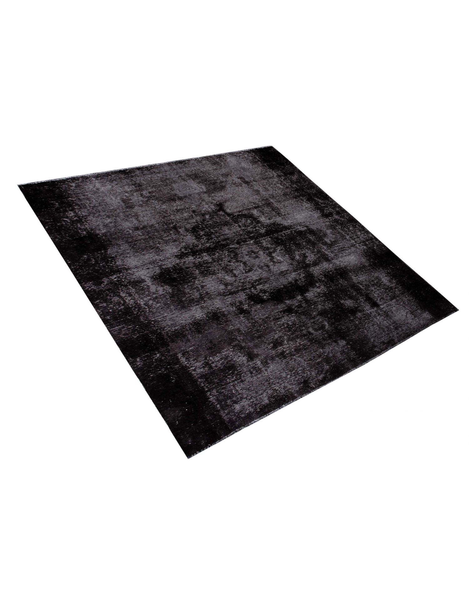Persischer Vintage Teppich  schwarz <br/>264 x 264 cm