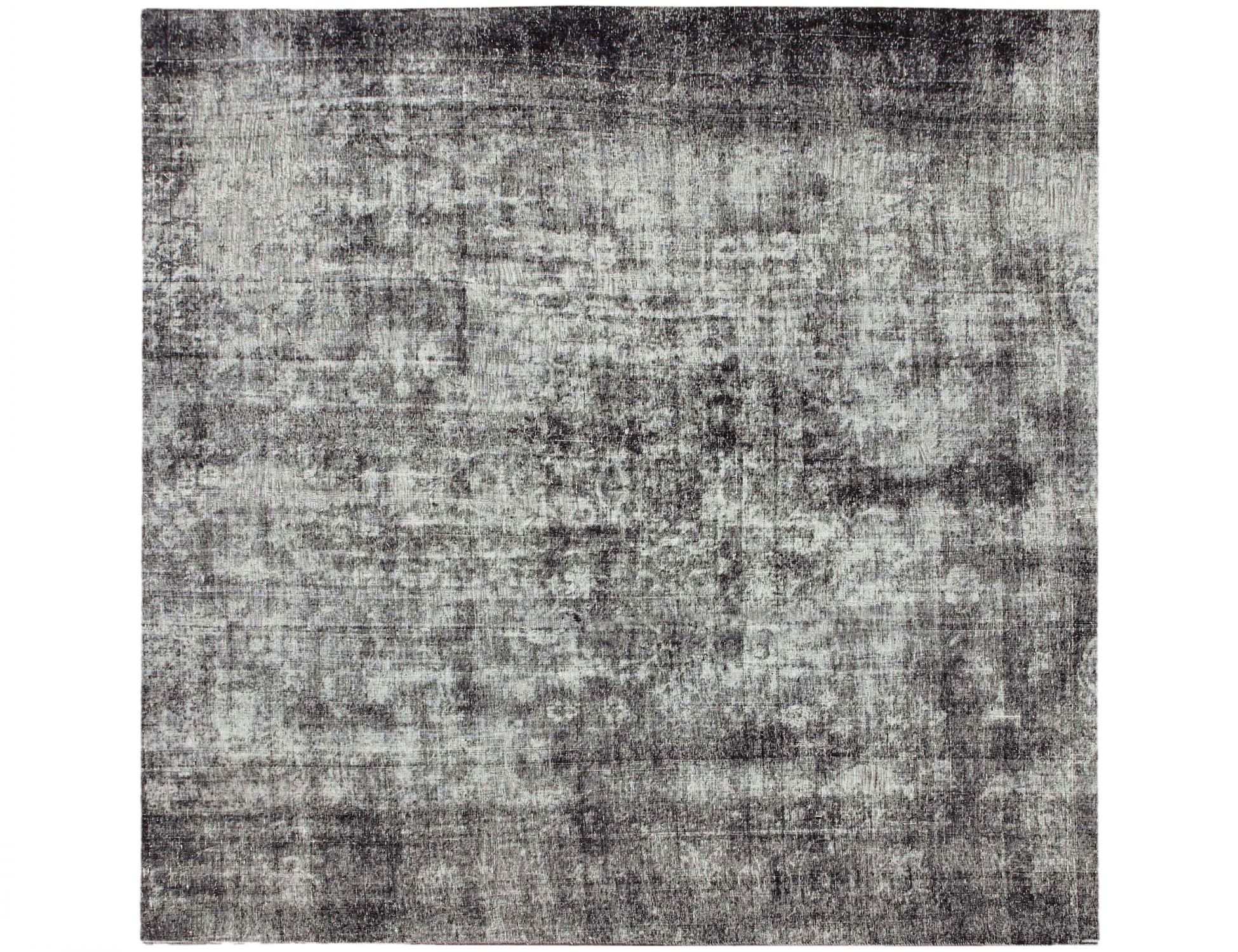 Persischer Vintage Teppich  grau <br/>260 x 260 cm