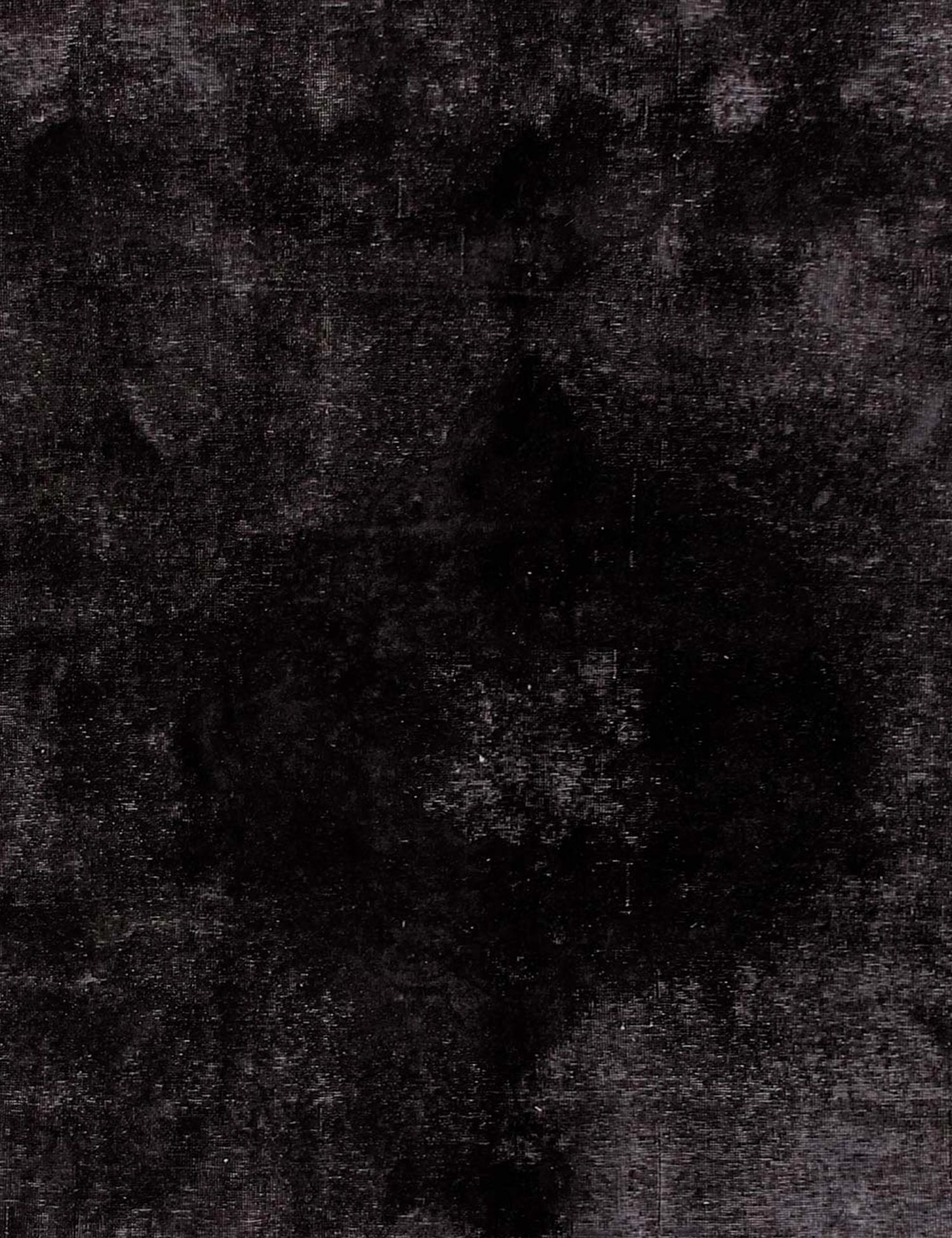 Tappeto vintage persiano  nero <br/>257 x 257 cm