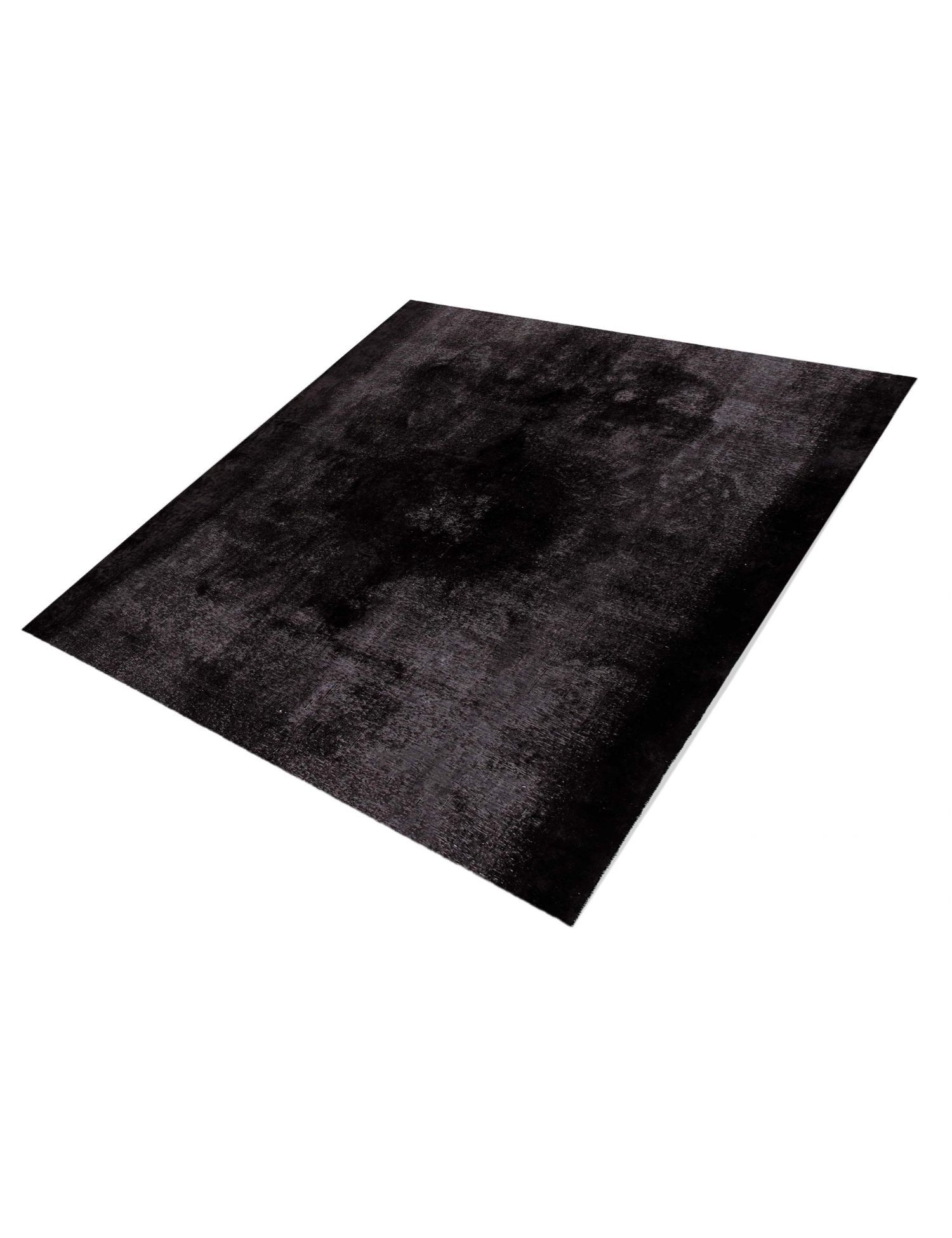 Persischer Vintage Teppich  schwarz <br/>257 x 257 cm