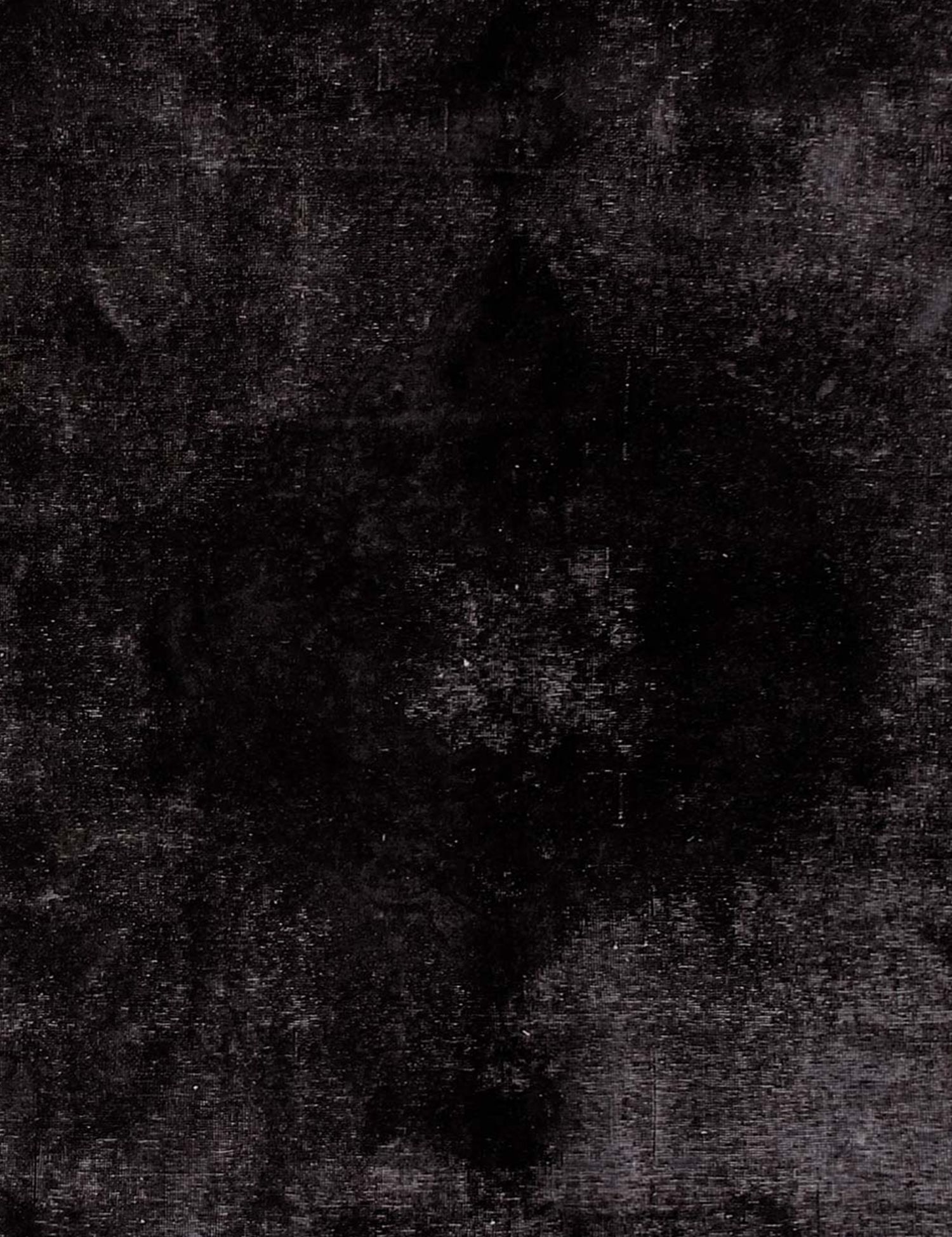 Rund  Vintage Teppich  schwarz <br/>257 x 257 cm