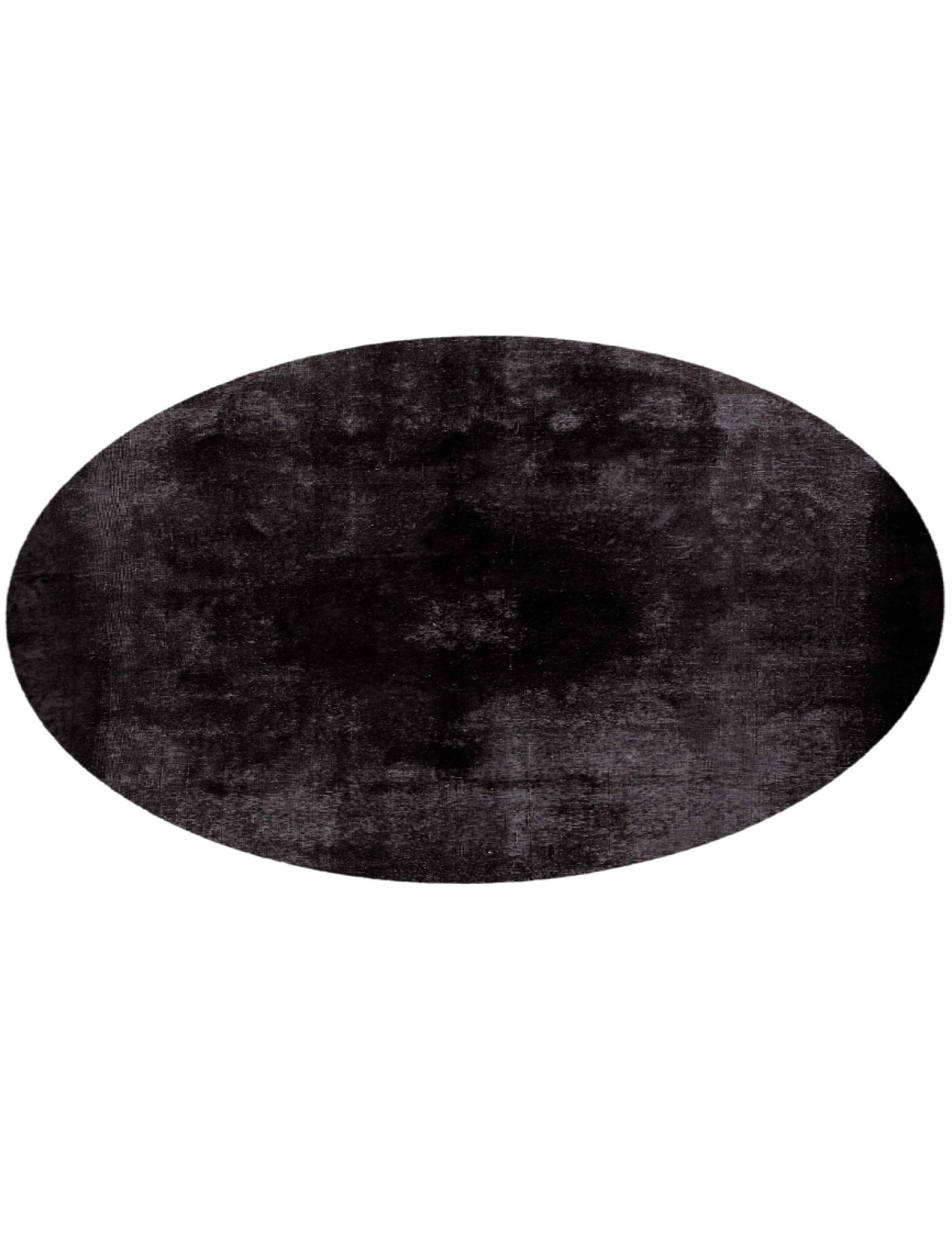 Rund  Vintage Teppich  schwarz <br/>257 x 257 cm
