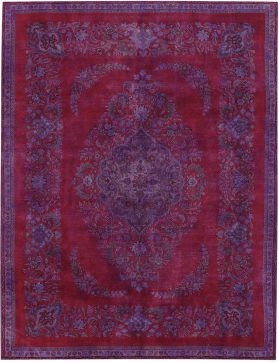 Alfombra persa vintage 326 x 232 púrpura