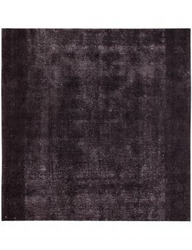 Persisk vintage teppe 290 x 290 svart