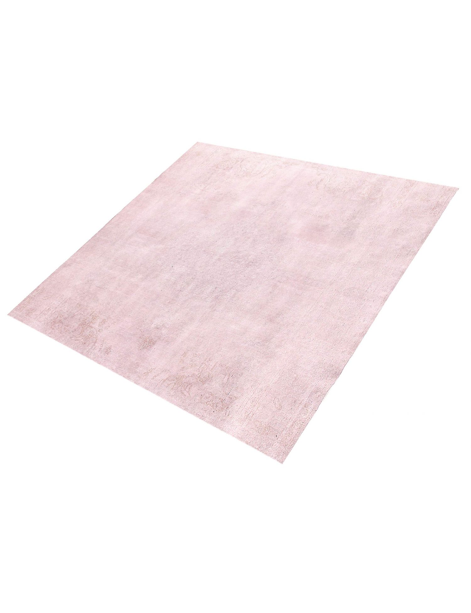 Persischer Vintage Teppich  rosa <br/>292 x 292 cm