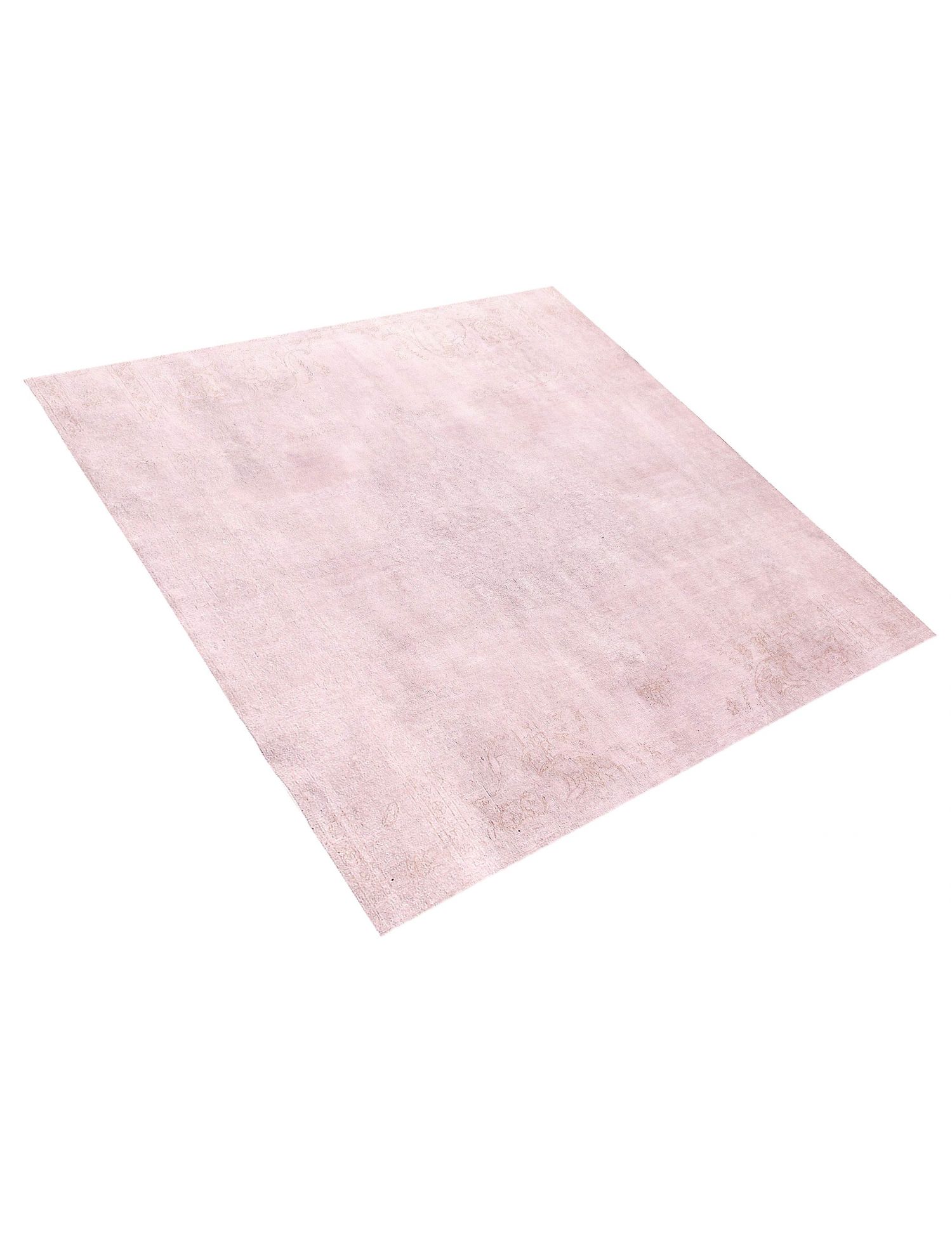 Persischer Vintage Teppich  rosa <br/>292 x 292 cm