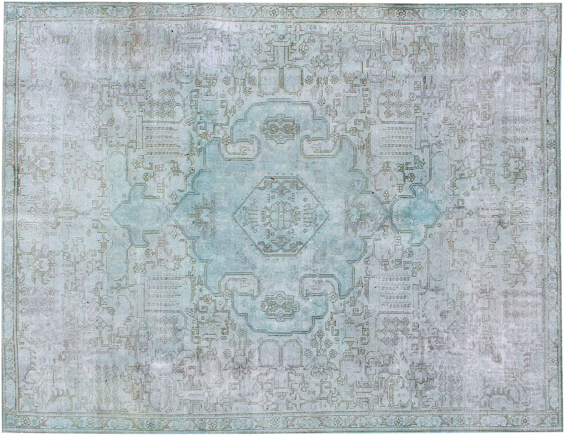 Persischer Vintage Teppich  grün <br/>317 x 222 cm