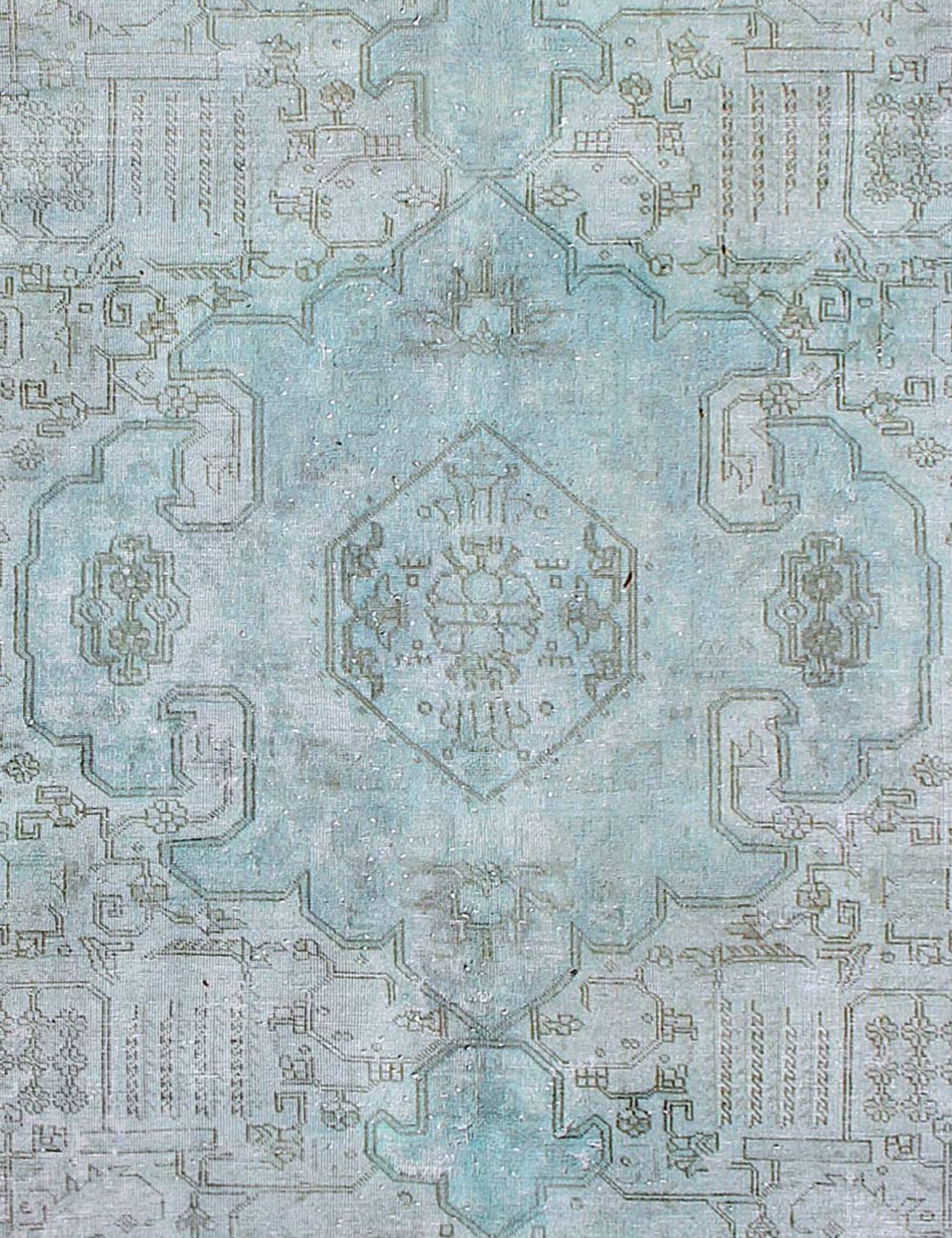 Persischer Vintage Teppich  grün <br/>317 x 222 cm