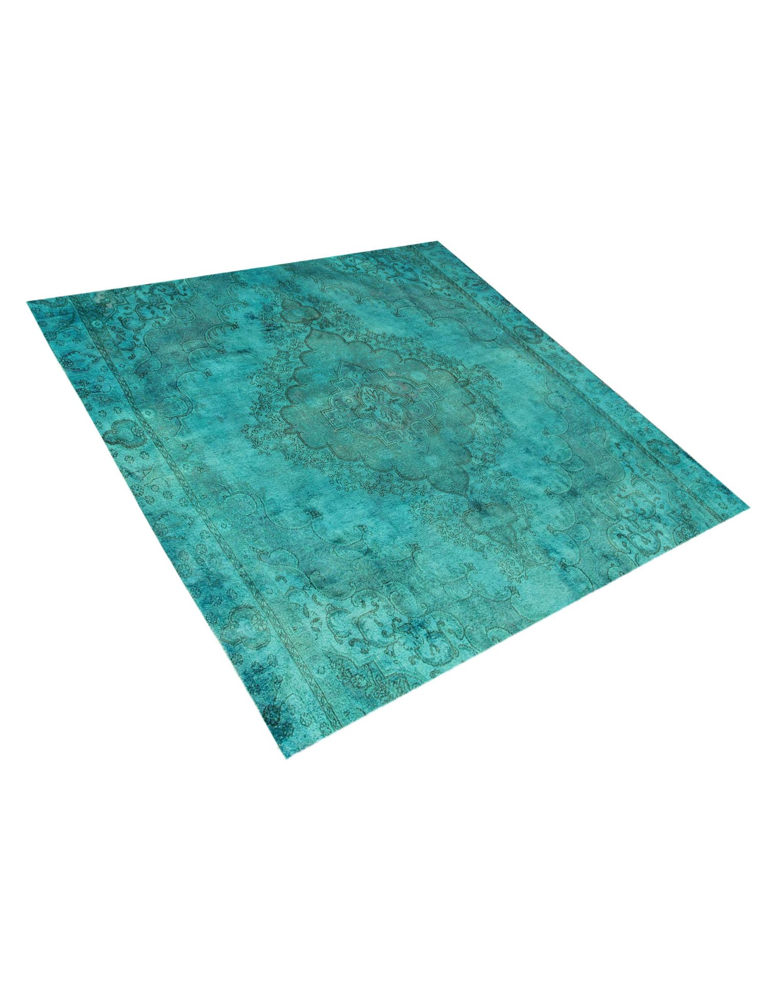 Persischer Vintage Teppich  blau <br/>263 x 263 cm