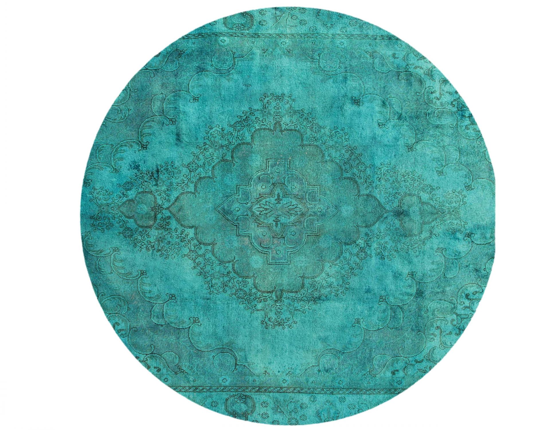 Tappeto vintage persiano  blu <br/>263 x 263 cm