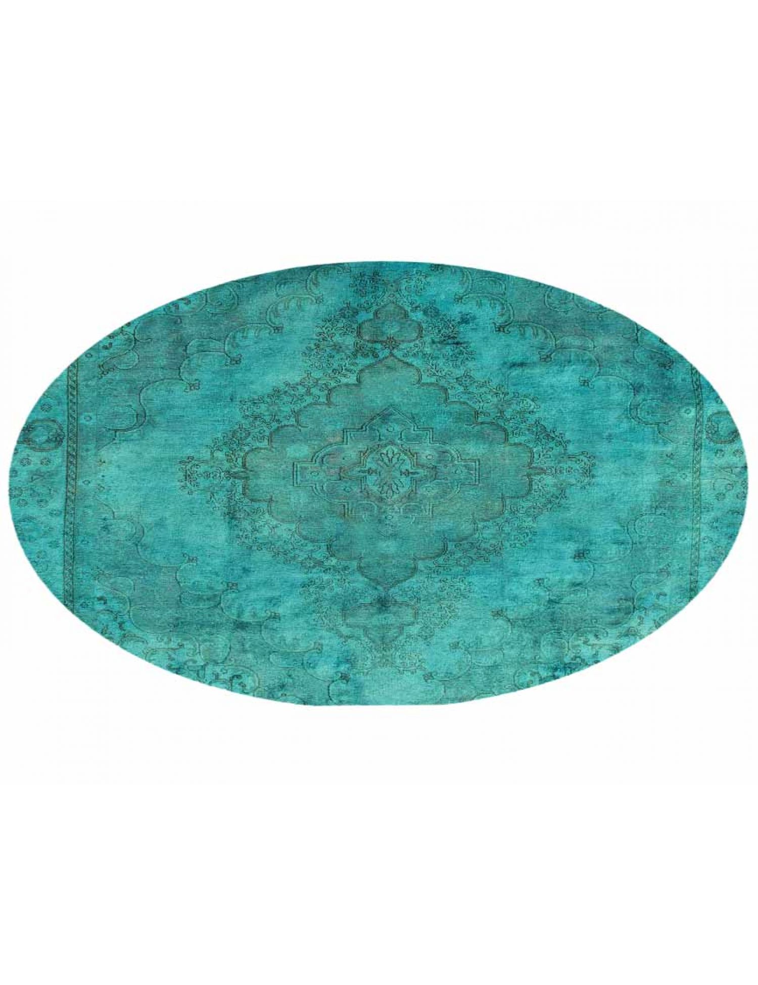 Persischer Vintage Teppich  blau <br/>263 x 263 cm
