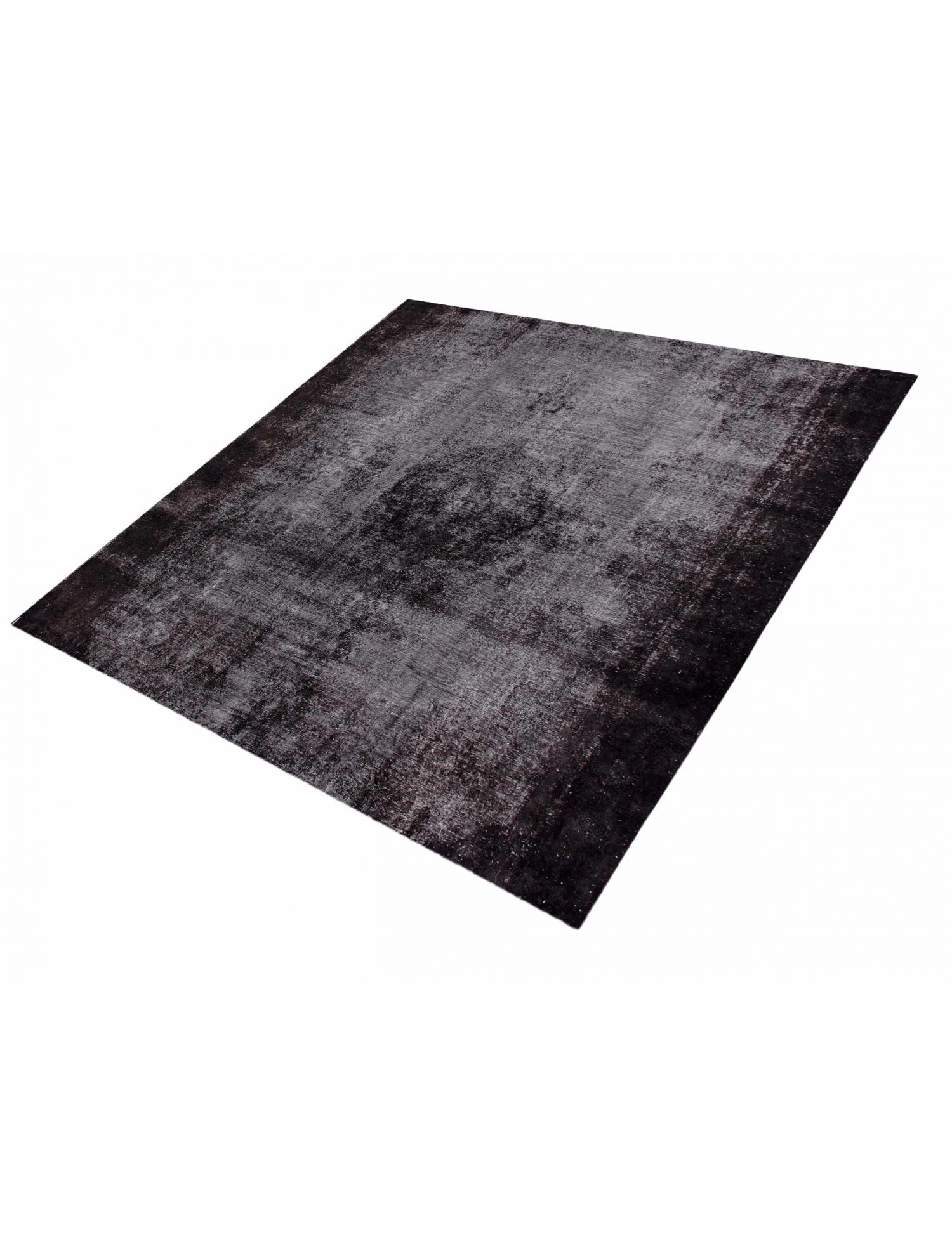 Tappeto vintage persiano  nero <br/>287 x 287 cm