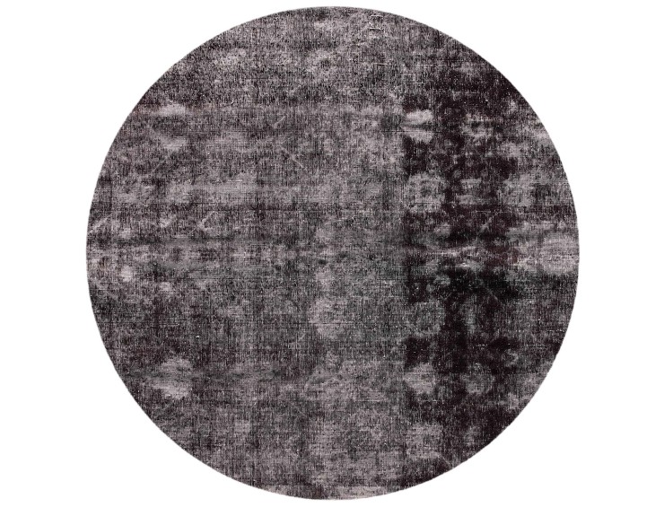 Svart Persien Persisk vintage matta  216 x 216 cm