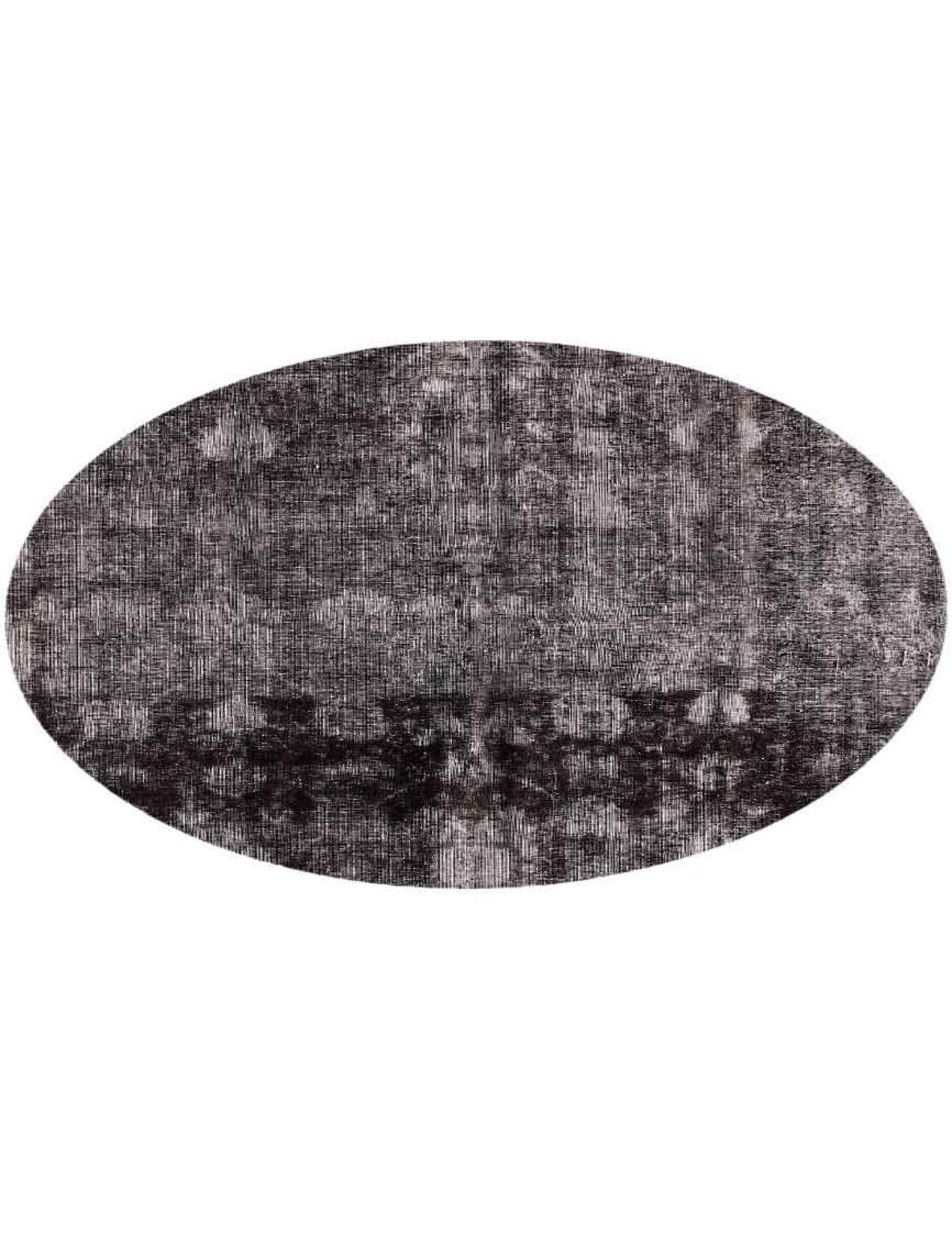 Persischer Vintage Teppich  schwarz <br/>216 x 216 cm