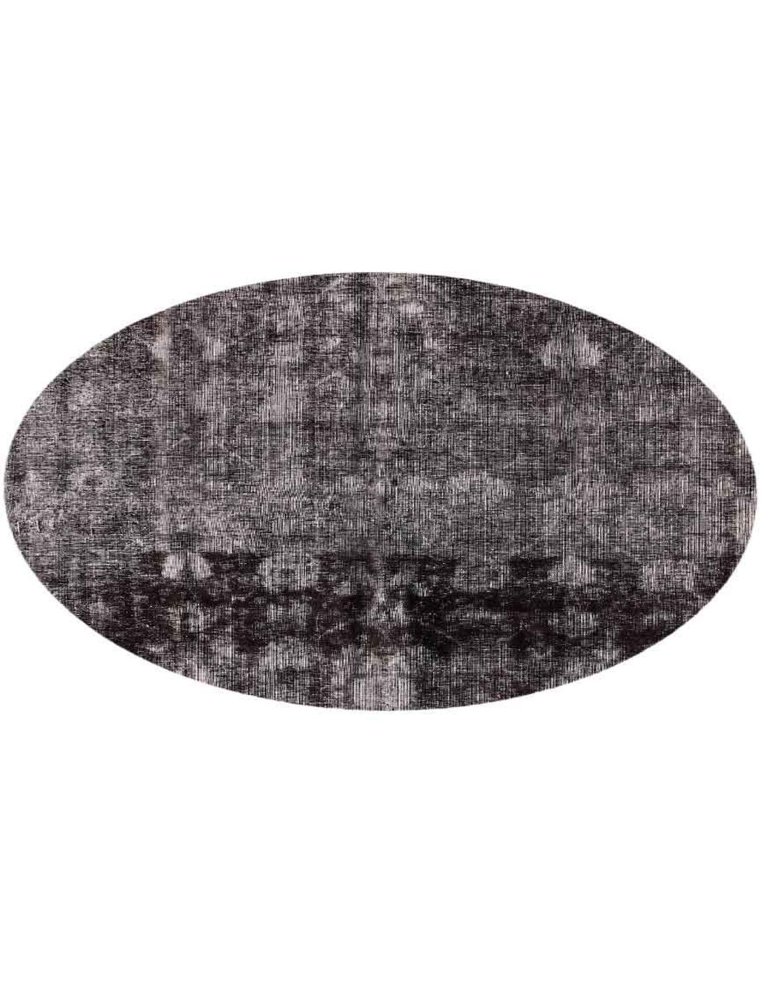 Persischer Vintage Teppich  schwarz <br/>216 x 216 cm